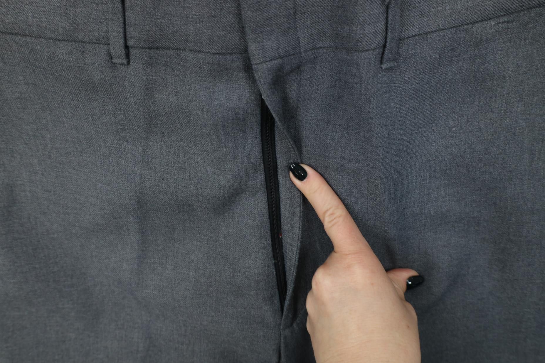 Vintage Vintage 70s Streetwear Flared Wide Leg Chino Pants Gray USA Size US 34 / EU 50 - 6 Thumbnail