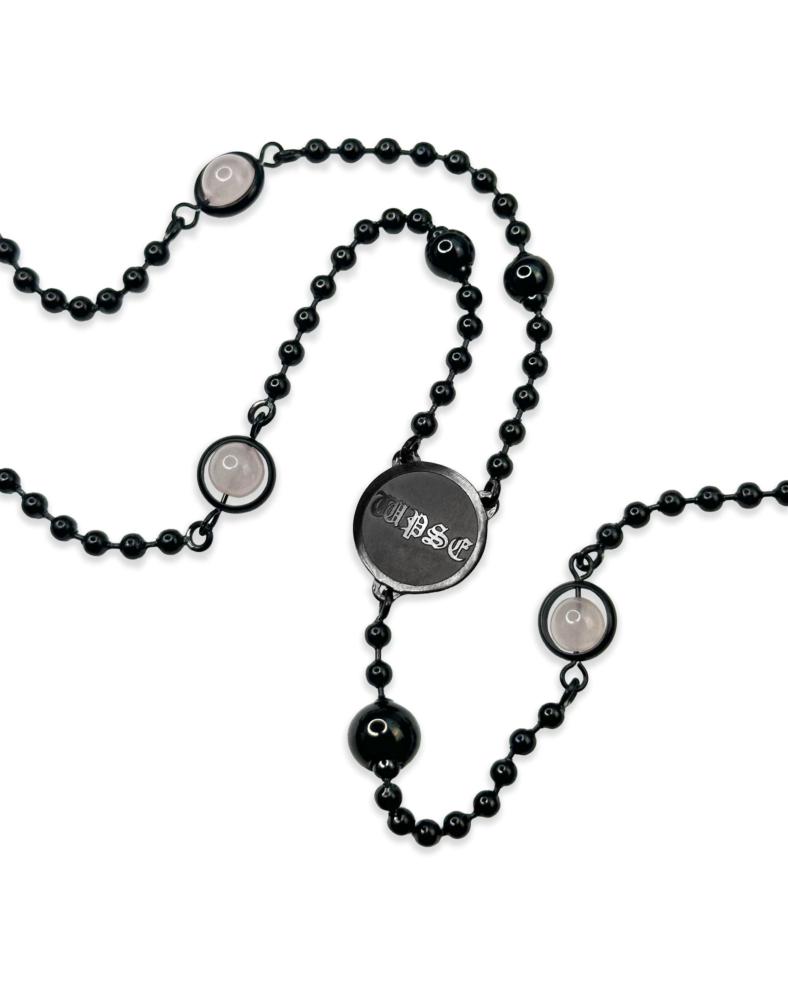 Copes Wicca Phase Fallen Angel Rosary - Black Gunmetal Size ONE SIZE - 4 Thumbnail