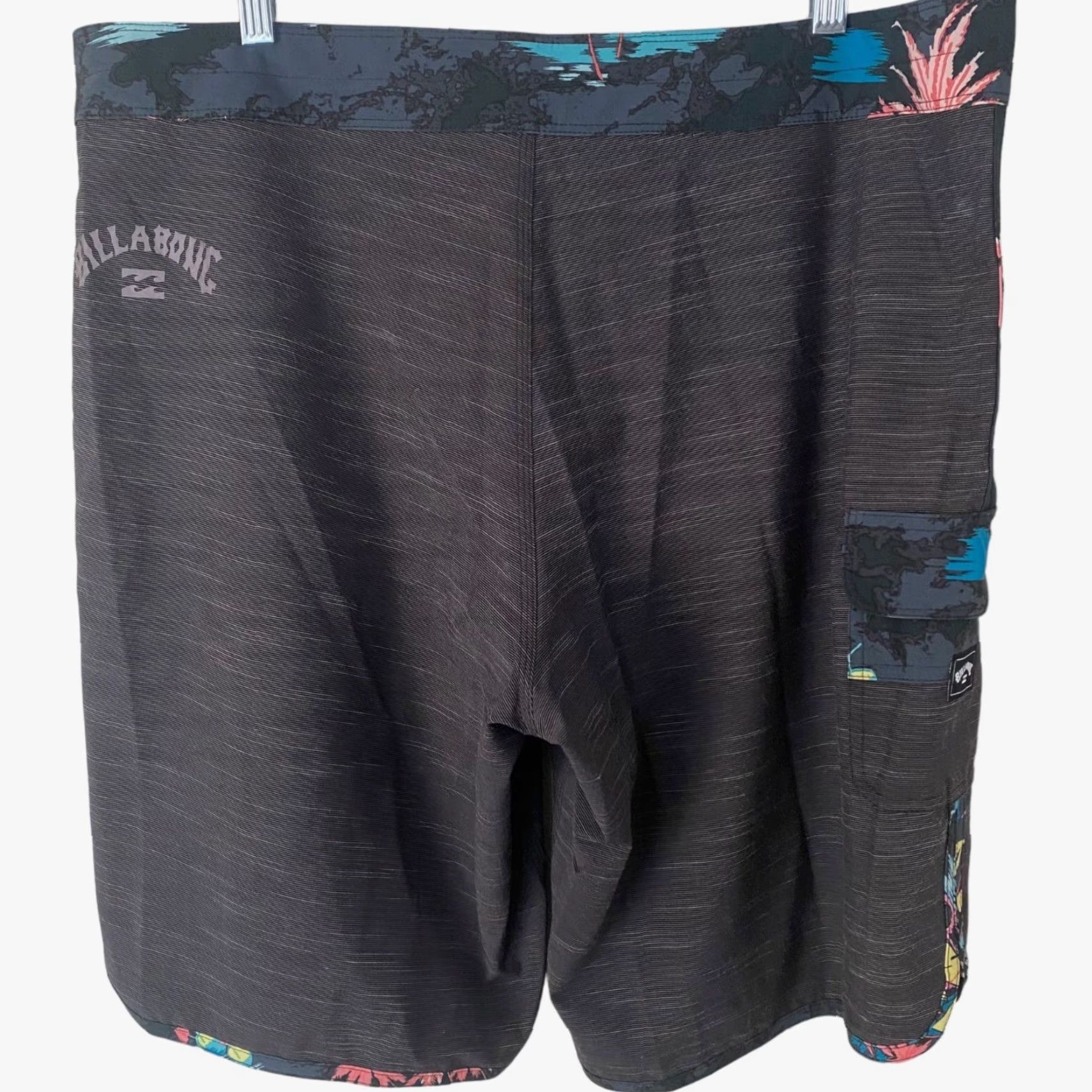 Billabong Billabong Board Shorts Black 38 Men’s 4-Way Stretch Surf Swim Athletic 73 Pro Size US 38 / EU 54 - 4 Thumbnail