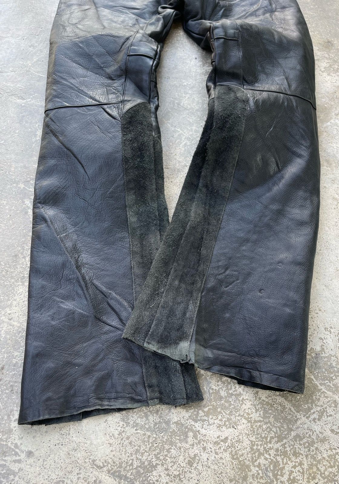 14th Addiction 🔥Vtg Henly Begins by Daytona Genuine Leather Bootcut Pants Size US 31 - 16 Thumbnail
