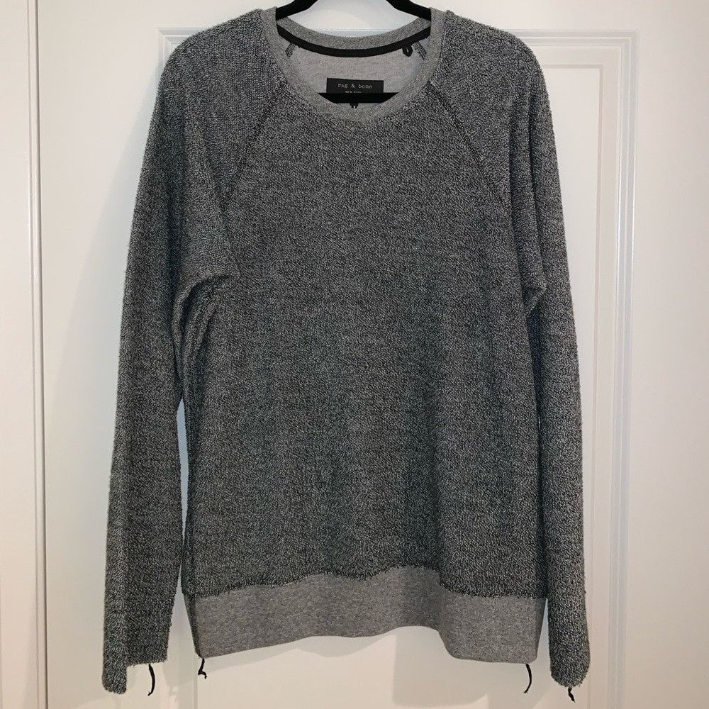 Rag & Bone Rag & Bone Clement Reverse French Terry Sweatshirt Size US M / EU 48-50 / 2 - 3 Thumbnail