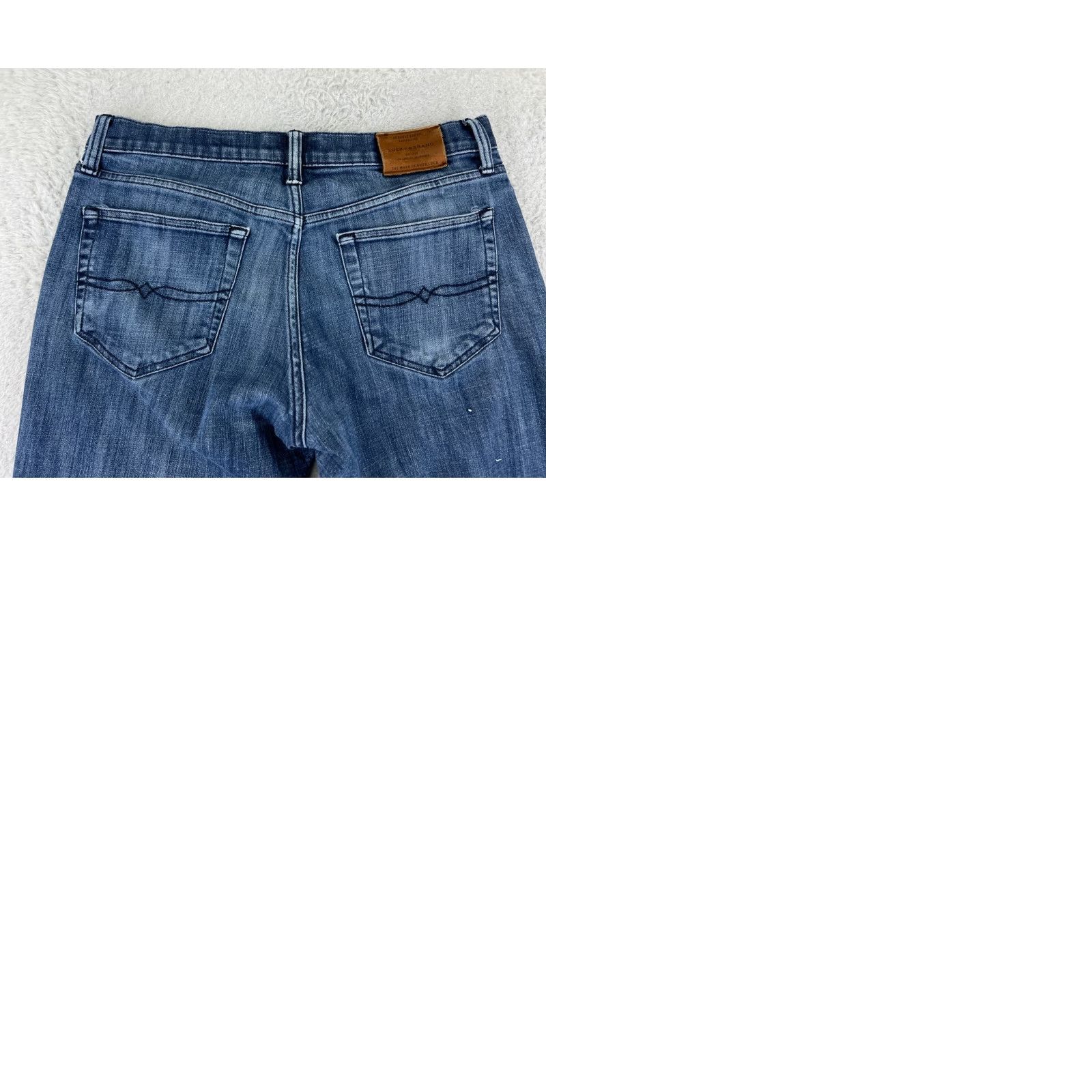Lucky Brand VINTAGE not applicable; restructure: Lucky Brand Jeans Mens 33 Blue Denim 121 Slim Cotton Blend 30x29 Size US 33 - 10 Thumbnail