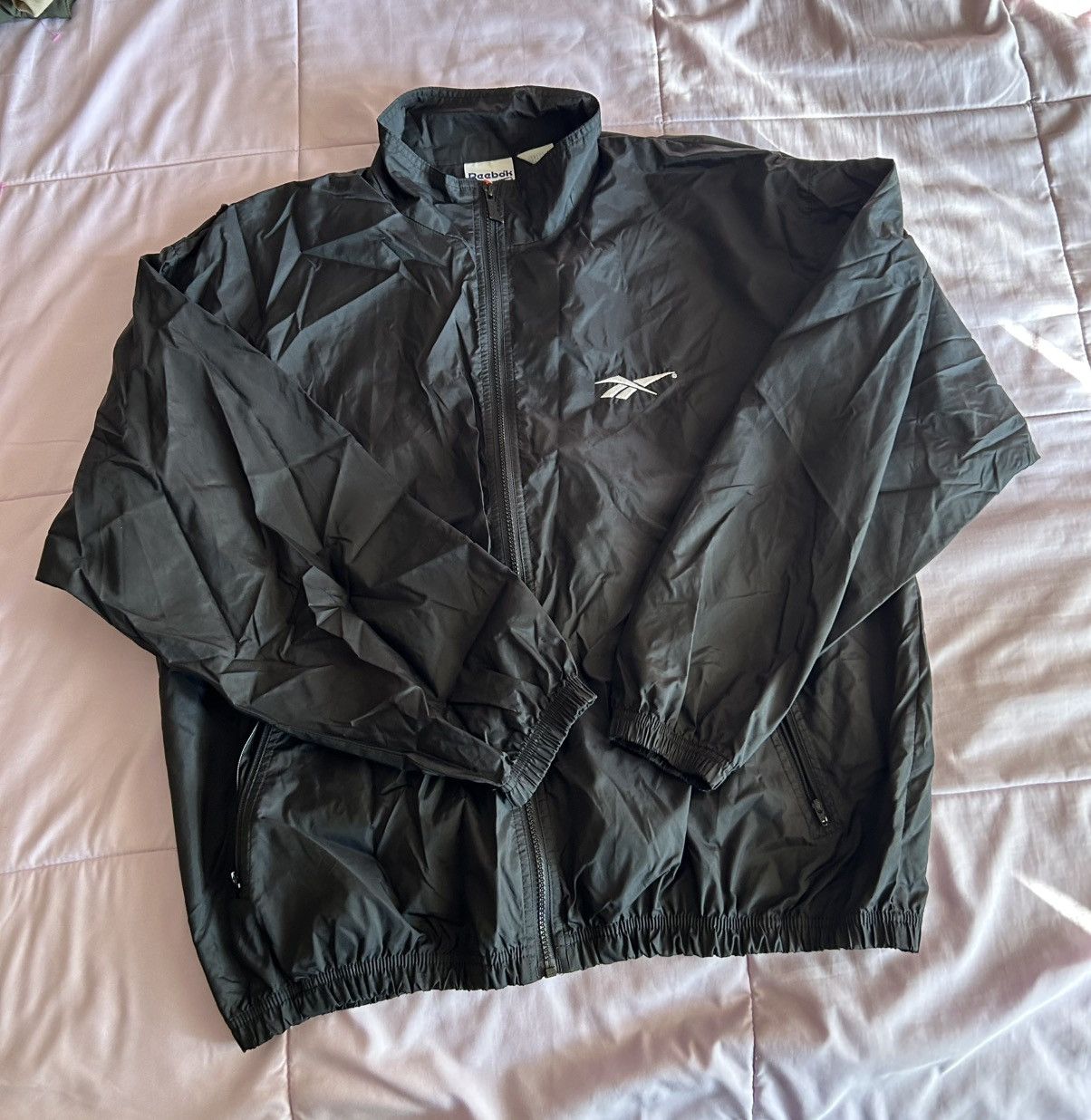 Reebok Vintage 80s 90s Reebok Track Jacket Nylon Size Large Size US L / EU 52-54 / 3 - 4 Thumbnail