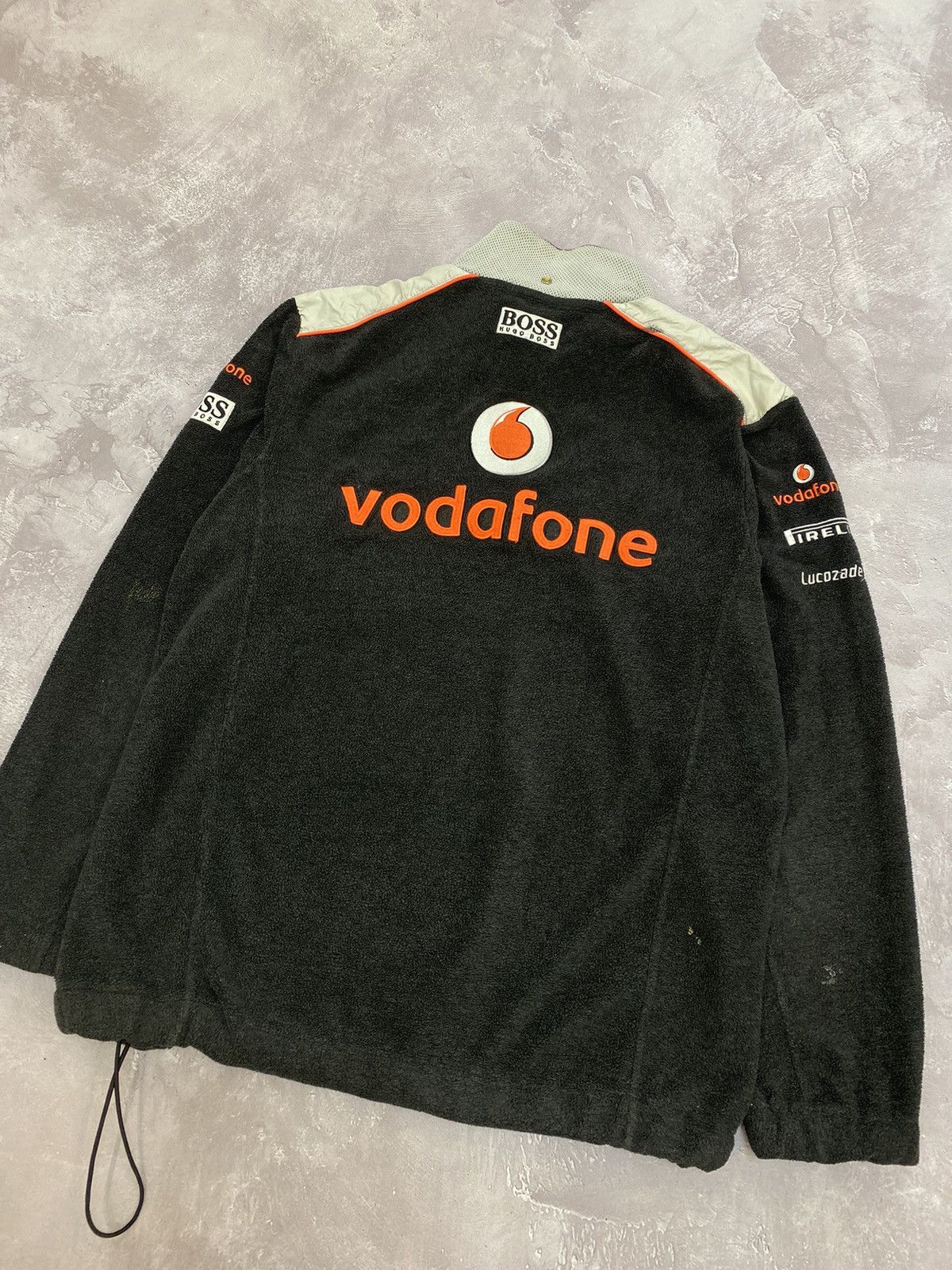 Mercedes-Benz Vintage Vodafone Mercedes McLaren 1/4 Zip Fleece Size US L / EU 52-54 / 3 - 12 Thumbnail