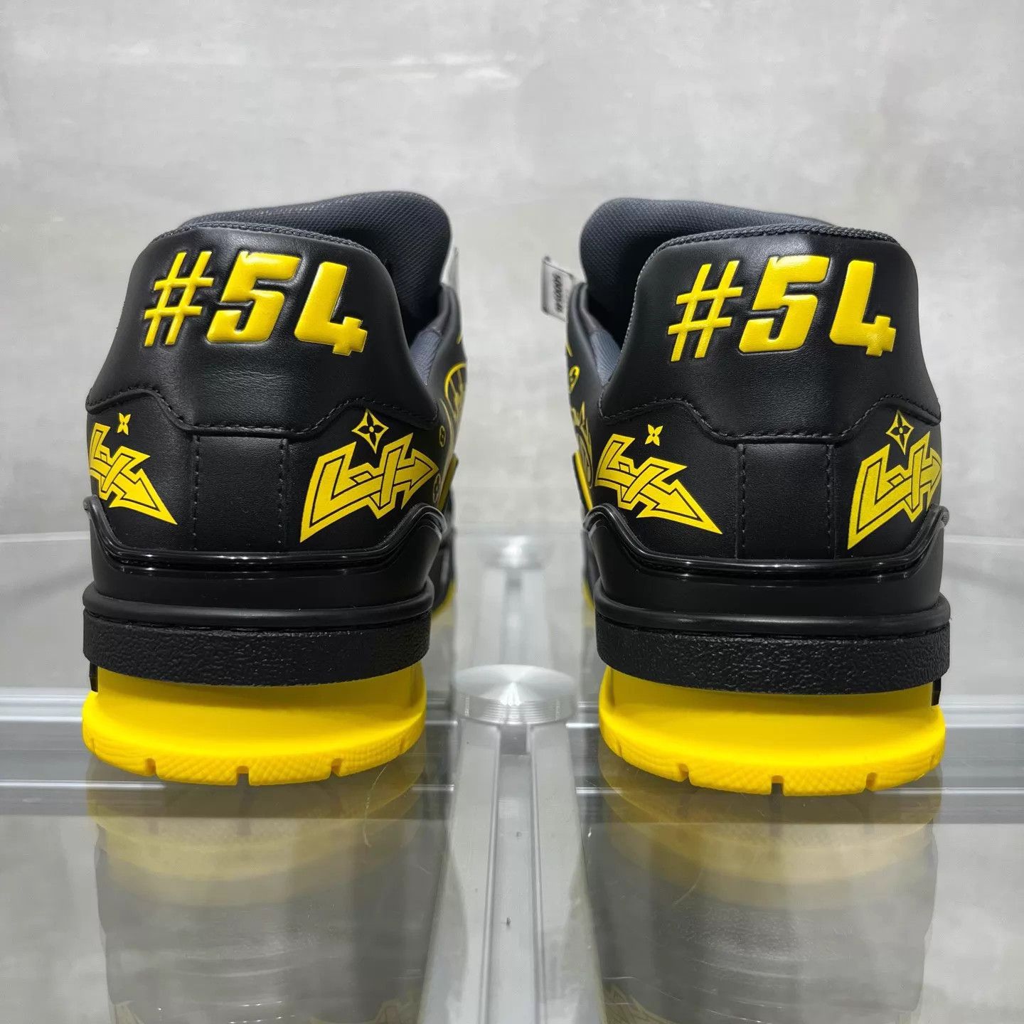 Louis Vuitton LV Men's Dragon Year Trainer Black & Yellow UK7.5 41.5 Size US 8.5 / EU 41-42 - 6 Thumbnail