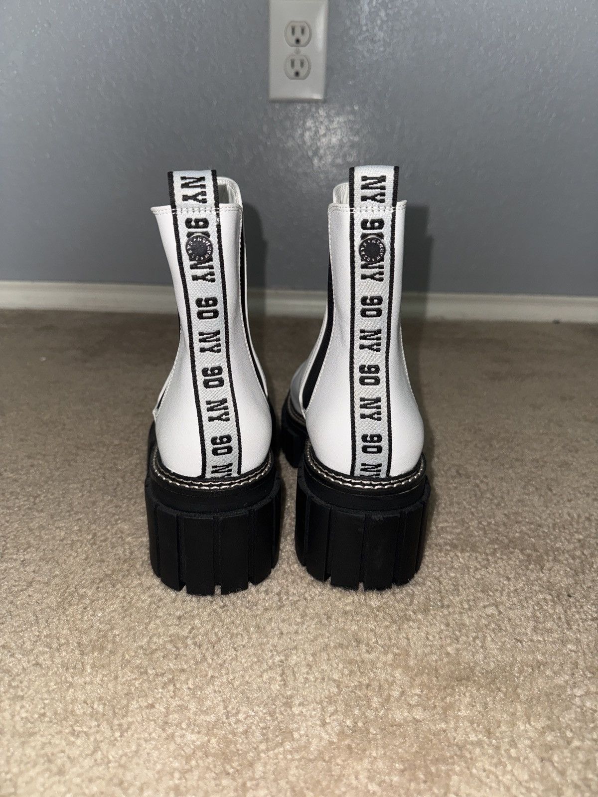 Steve Madden Steve madden hailstorm white leather boots Size US 7.5 / IT 37.5 - 3 Thumbnail