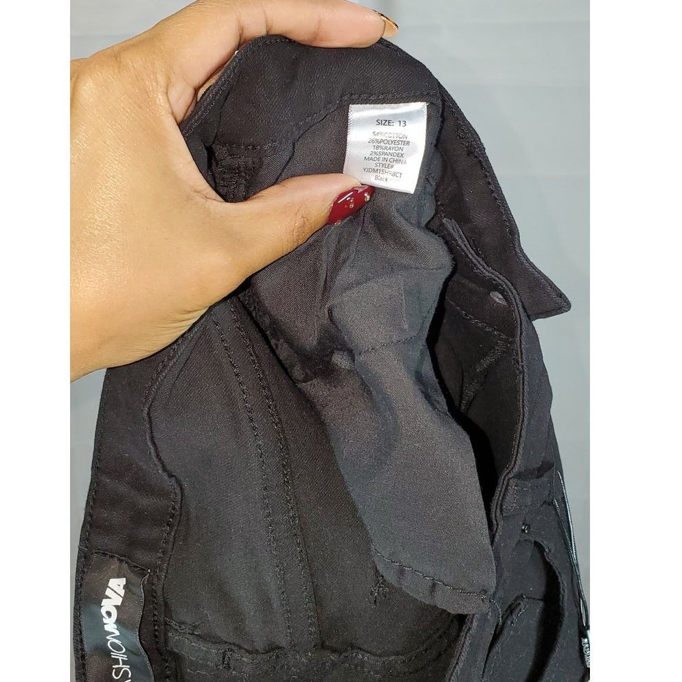 Other Fashion Nova High Rise Stretch Bootcut Jeans Black Size 13 Size 34" / US 12 / IT 48 - 5 Thumbnail