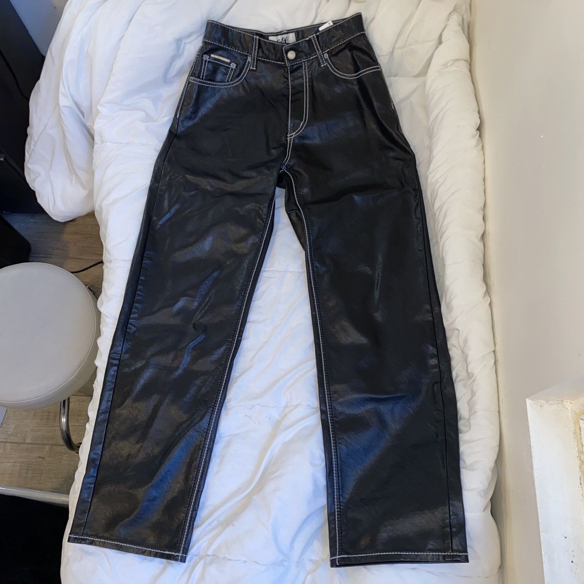 Eytys EYTYS Benz Faux Leather Pants Size US 26 / EU 42 - 1 Thumbnail