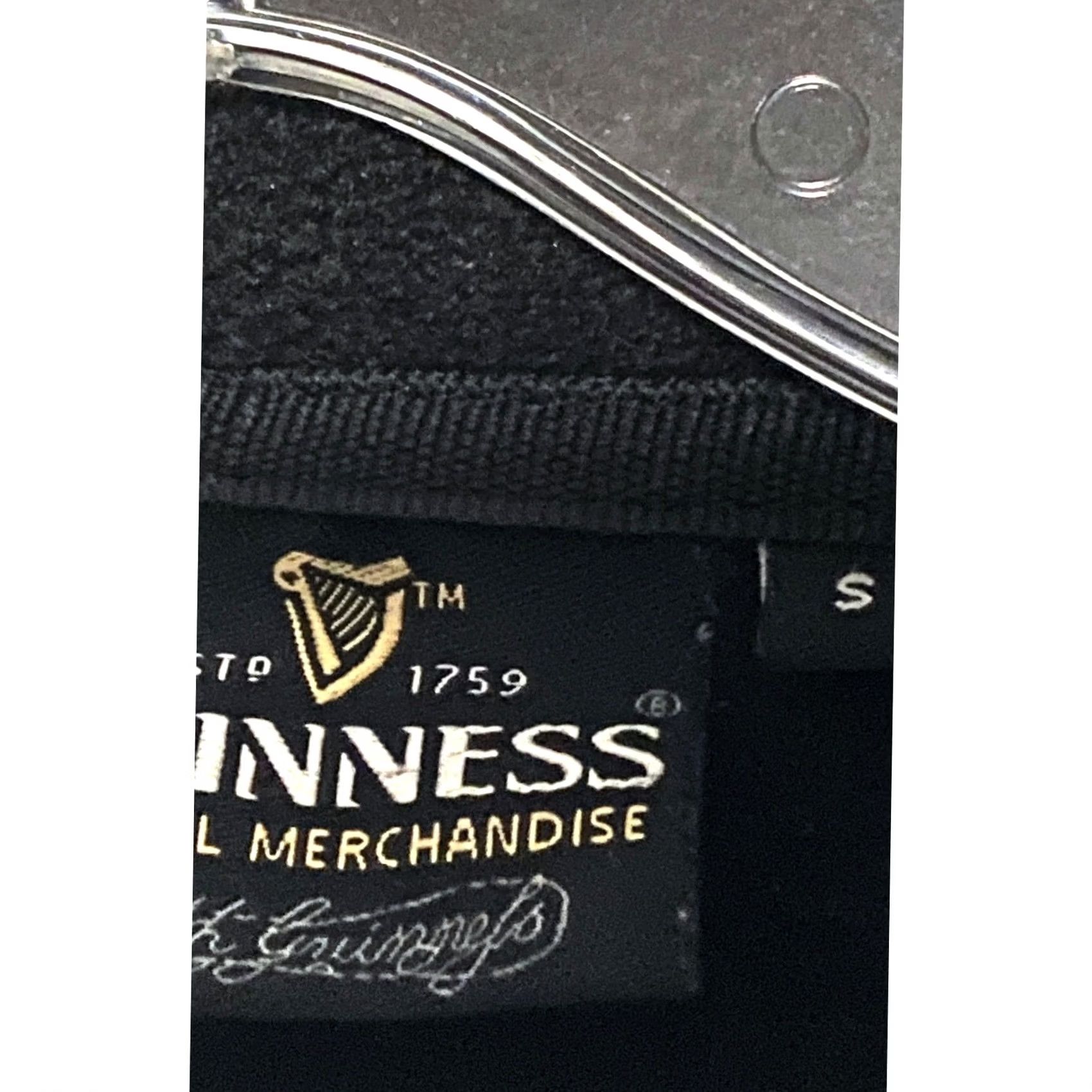 Vintage VINTAGE Guinness Jacket Full Zip Embroidered Spell Out Harp Logo Fleece Beer Mens Small Size US S / EU 44-46 / 1 - 5 Thumbnail
