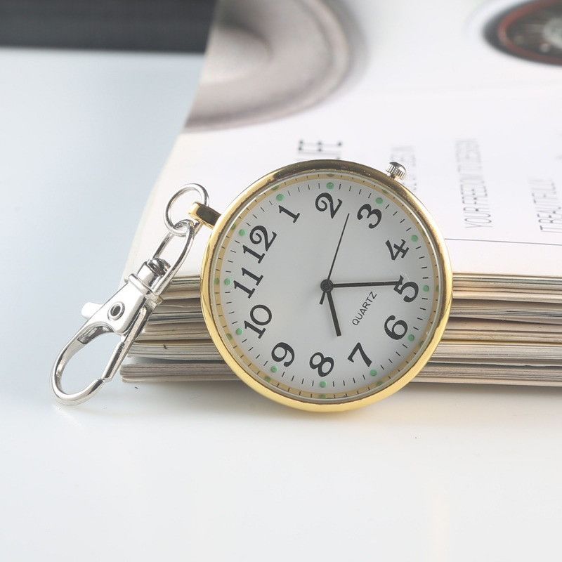 Other New Tiny Cute Quartz Pocket Watch with Keyring Men Women Size ONE SIZE - 6 Thumbnail