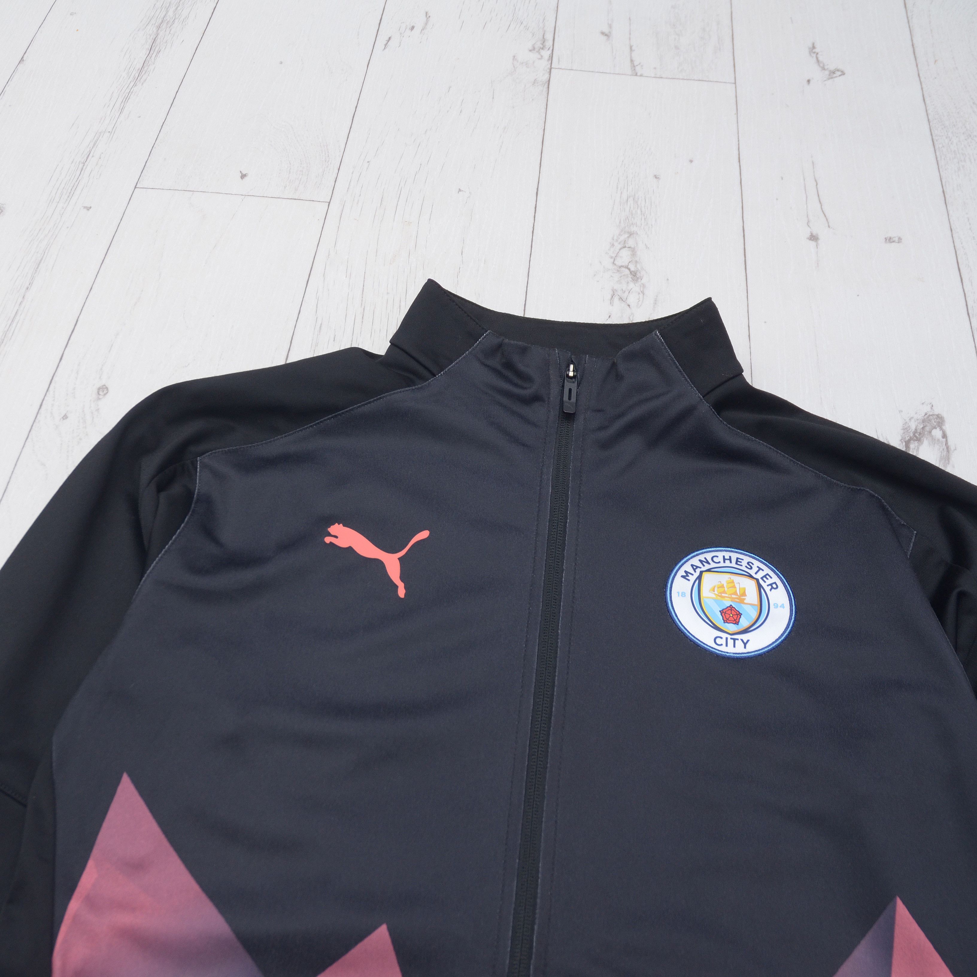 Puma Manchester City Puma Full Zip Sweater Soccer Footbal S Size US S / EU 44-46 / 1 - 6 Thumbnail