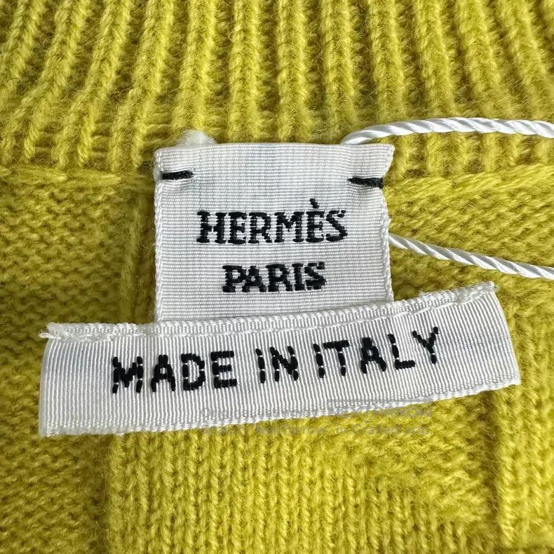 Hermes Hermes Yellow Long Sleeve Shirt Size XS / US 0-2 / IT 36-38 - 3 Thumbnail