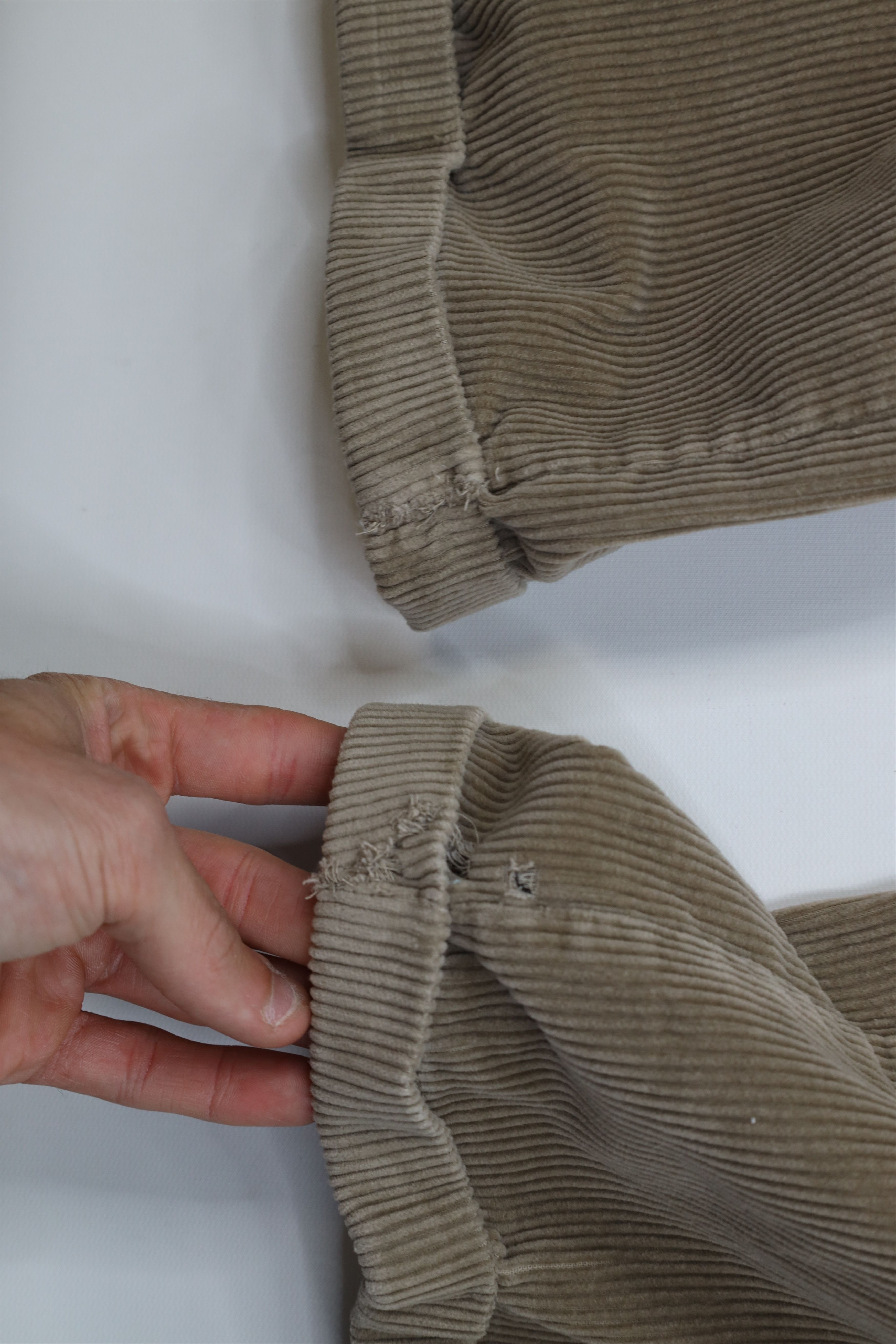 Vintage Vintage 90s Y2K Streetwear Pleated Corduroy Chino Pants Size US 34 / EU 50 - 5 Thumbnail