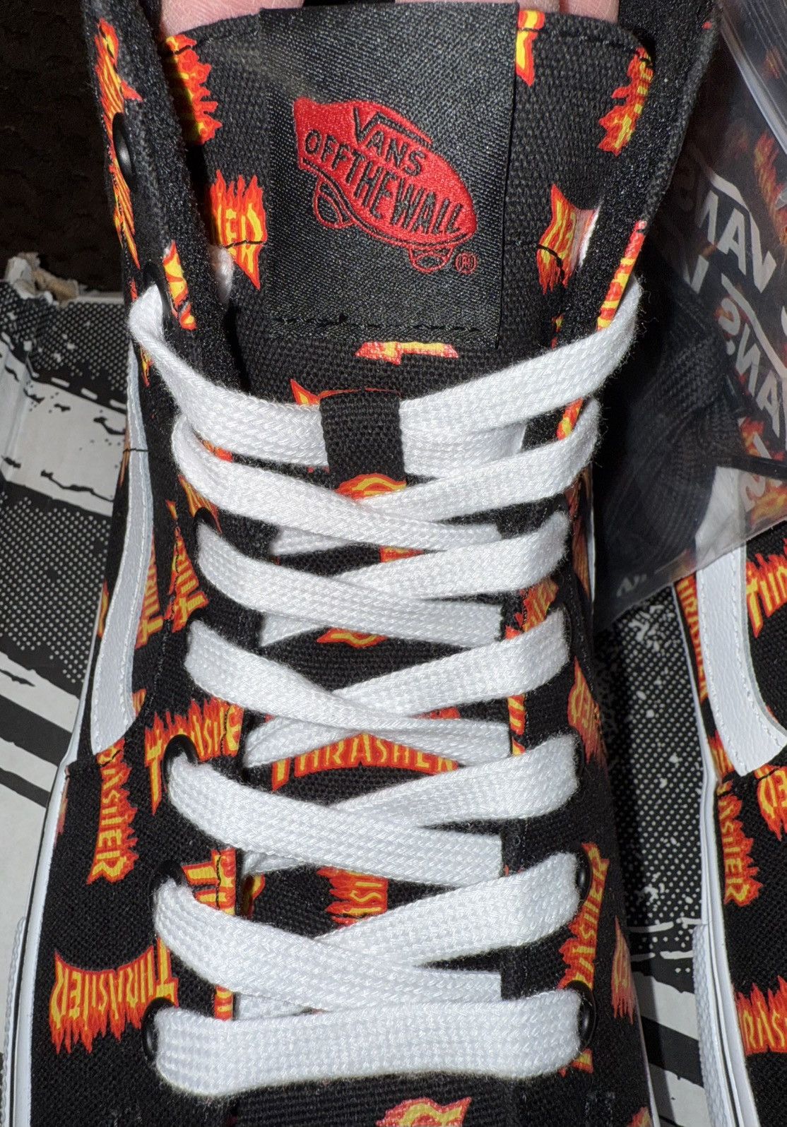 Vans Vans x Thrasher All-Over “Sk8-hi” skate/street shoes NEW! DS Size US 11 / EU 44 - 11 Thumbnail