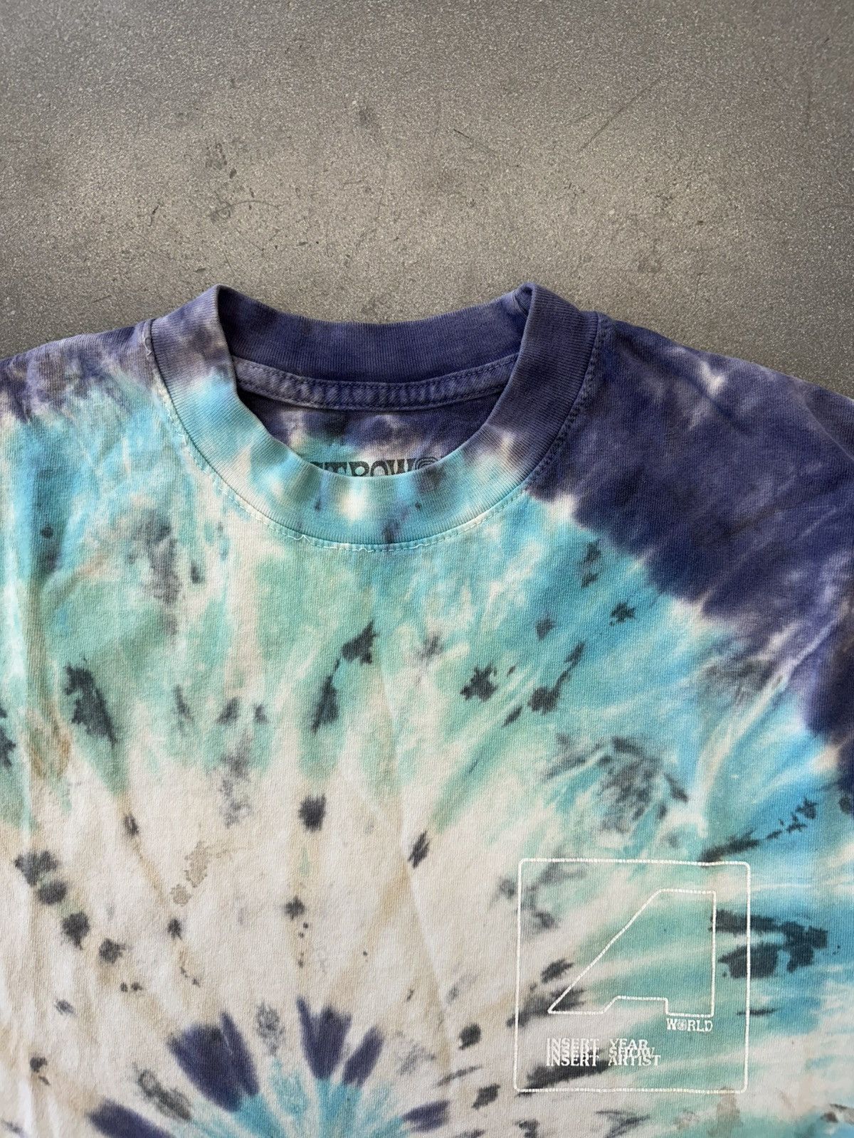 2019 Travis Scott Astroworld Manifestation Tie-Dye Tee