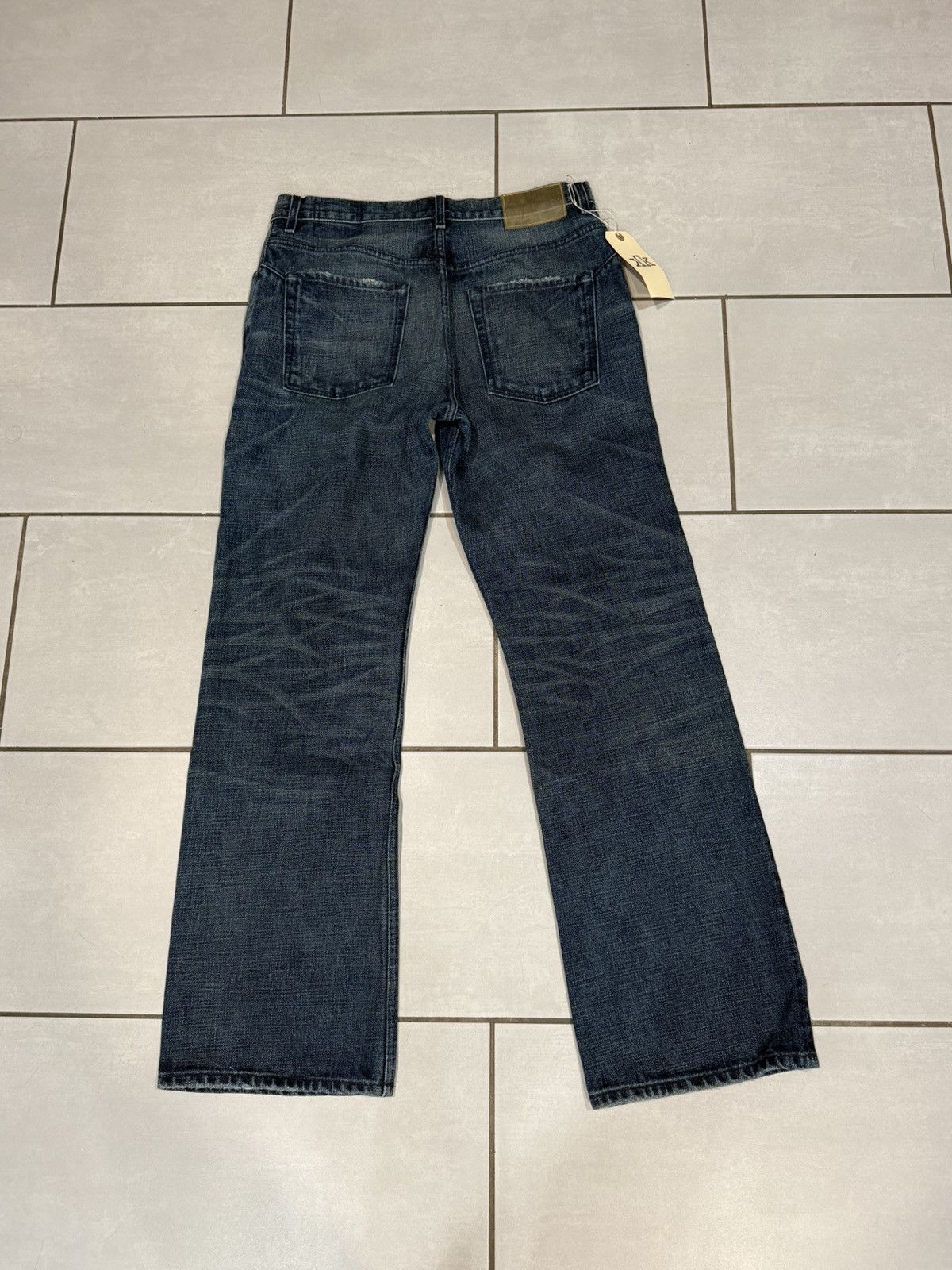 K-Two Studios Ktwo bootcut washed indigo denim Size US 32 / EU 48 - 3 Thumbnail