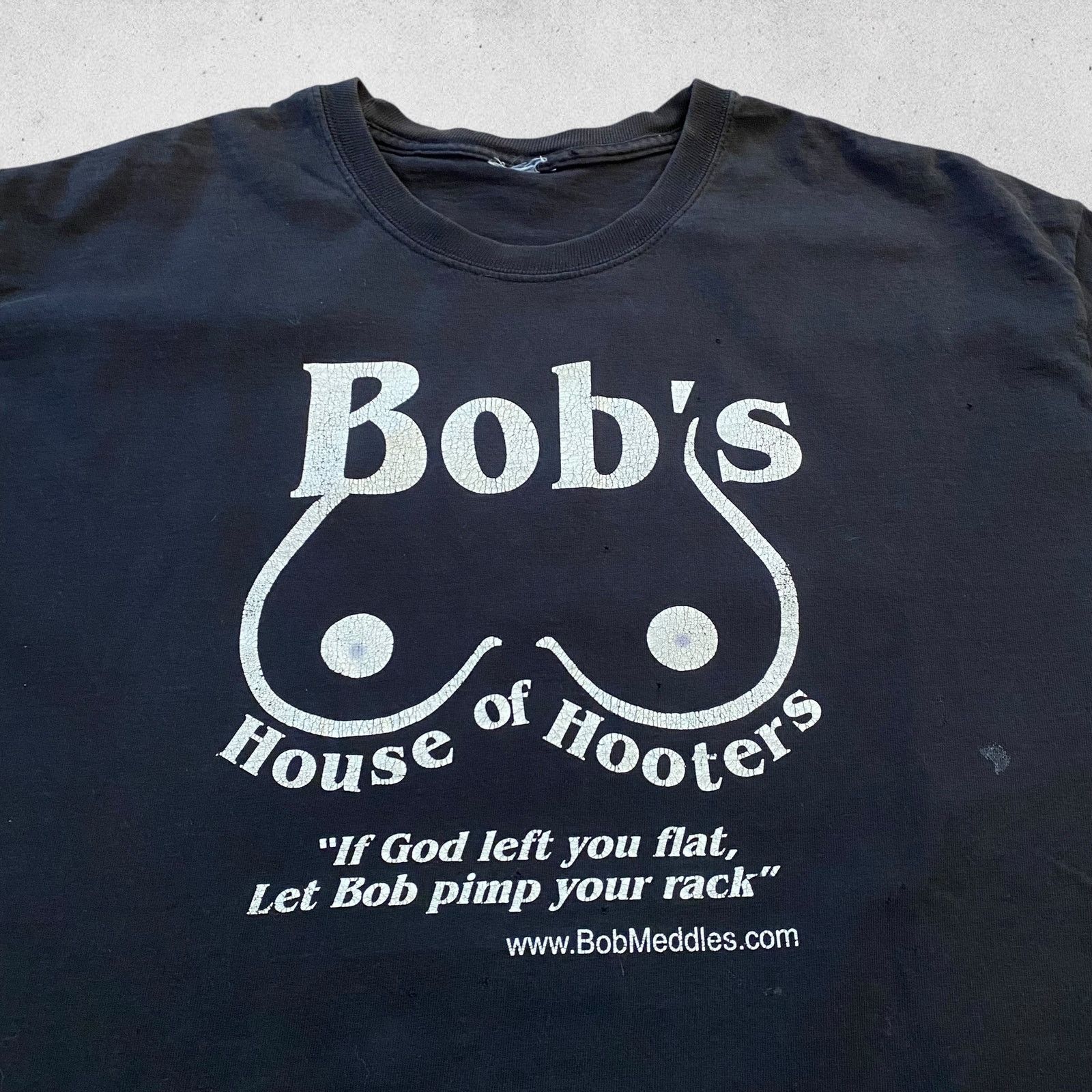 Vintage Vintage House Of Hooters Boob T Shirt Funny Comedy Size US L / EU 52-54 / 3 - 2 Thumbnail
