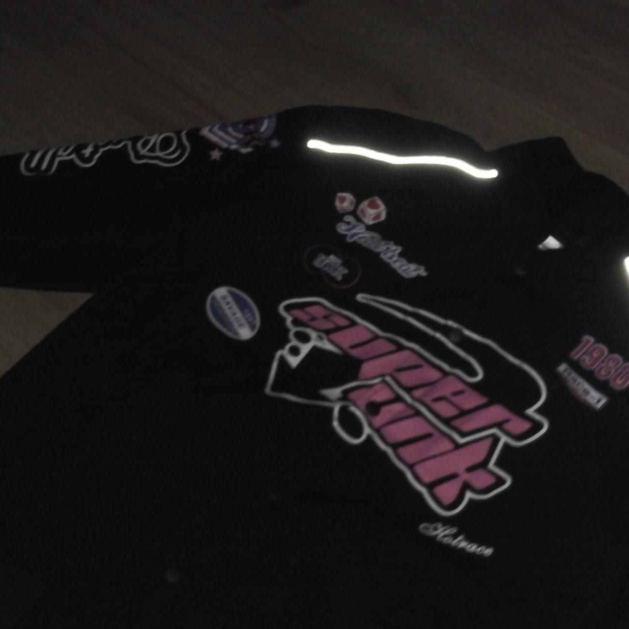 Other Lightweight Y2k Varsity Jacket Motorcycle Jacket Size XL / US 12-14 / IT 48-50 - 2 Thumbnail