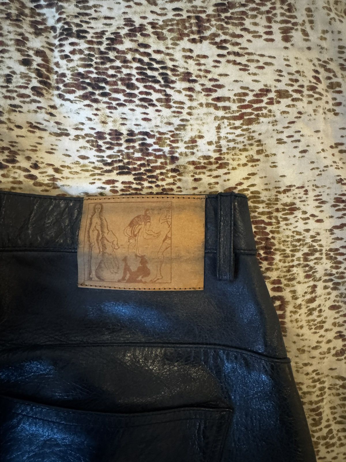 Martine Rose Authentic Martin Rose Leather Pants Size US 32 / EU 48 - 3 Thumbnail