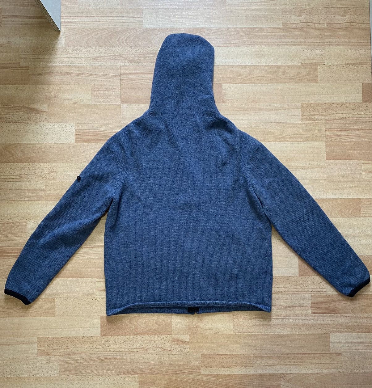 Stone Island Authentic 2004 Stone Island Knitted Full Zip Hoodie Sweater Size US XL / EU 56 / 4 - 3 Thumbnail