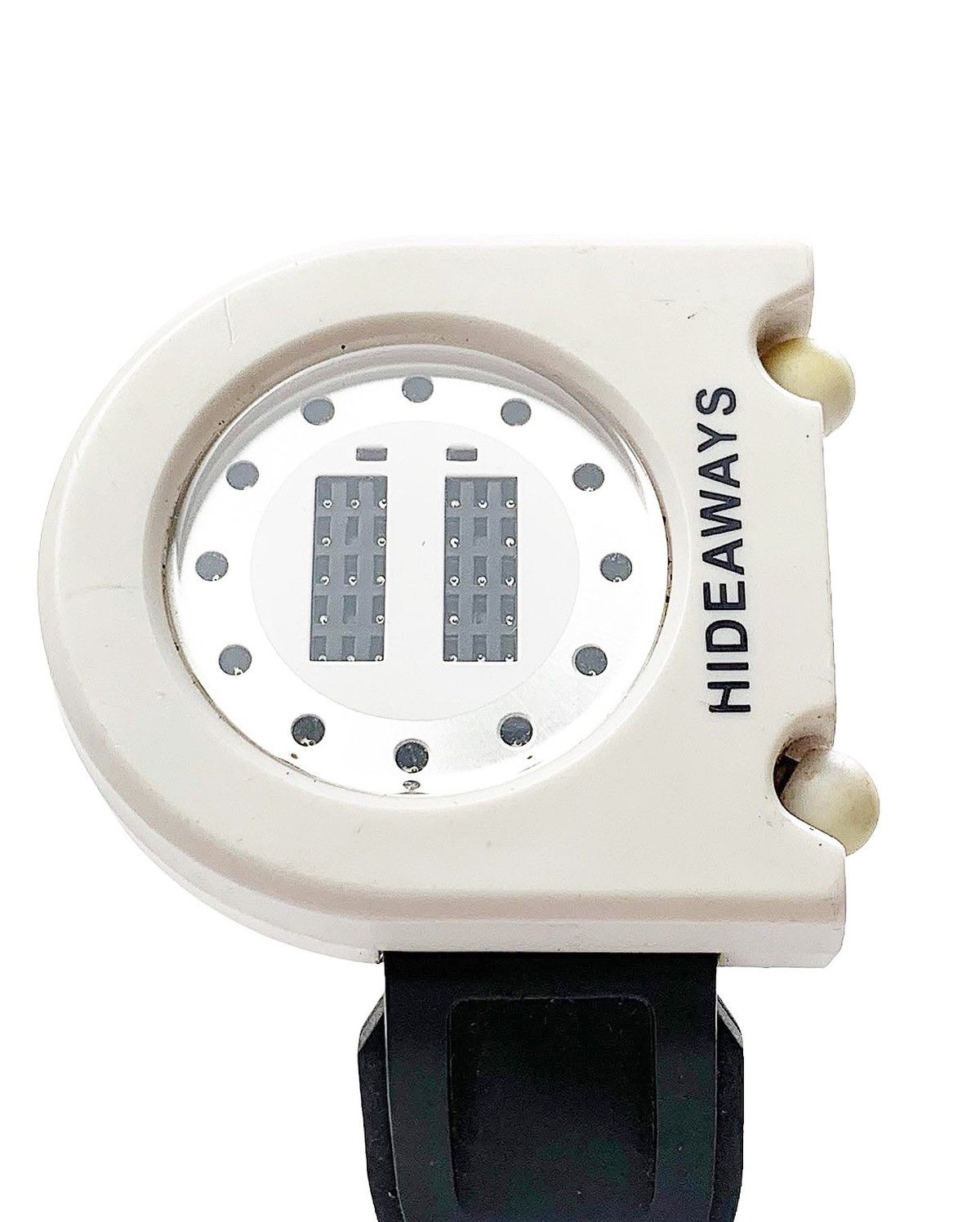 Japanese Brand 2000S HIDEAWAYS ASYMMETRICAL BINARY LED WATCH Size ONE SIZE - 5 Thumbnail