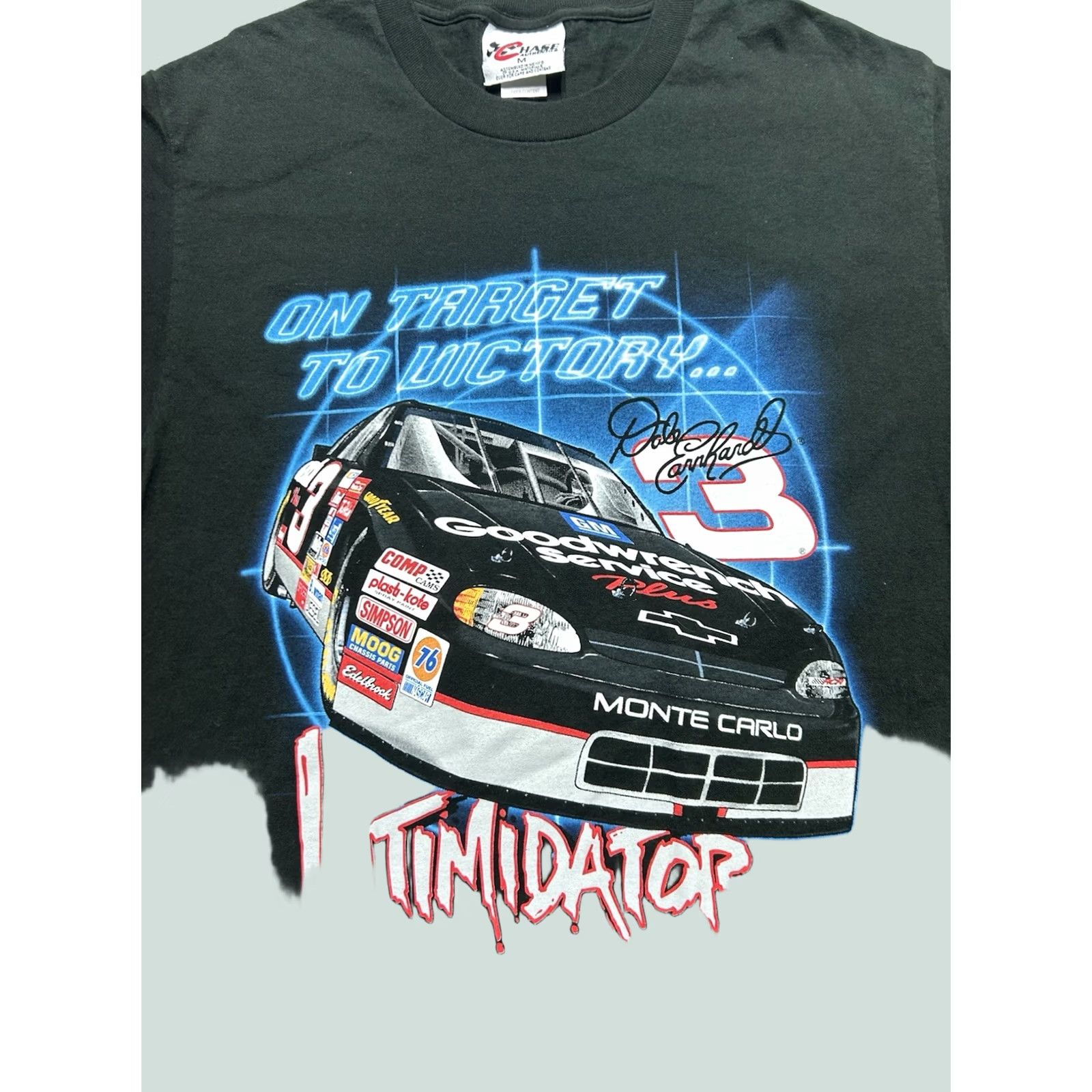 Vintage VINTAGE Dale Earnhardt intimidator on target nascar NOS medium graphic t shirt Mens T-Shirt M Black Size US M / EU 48-50 / 2 - 1 Thumbnail
