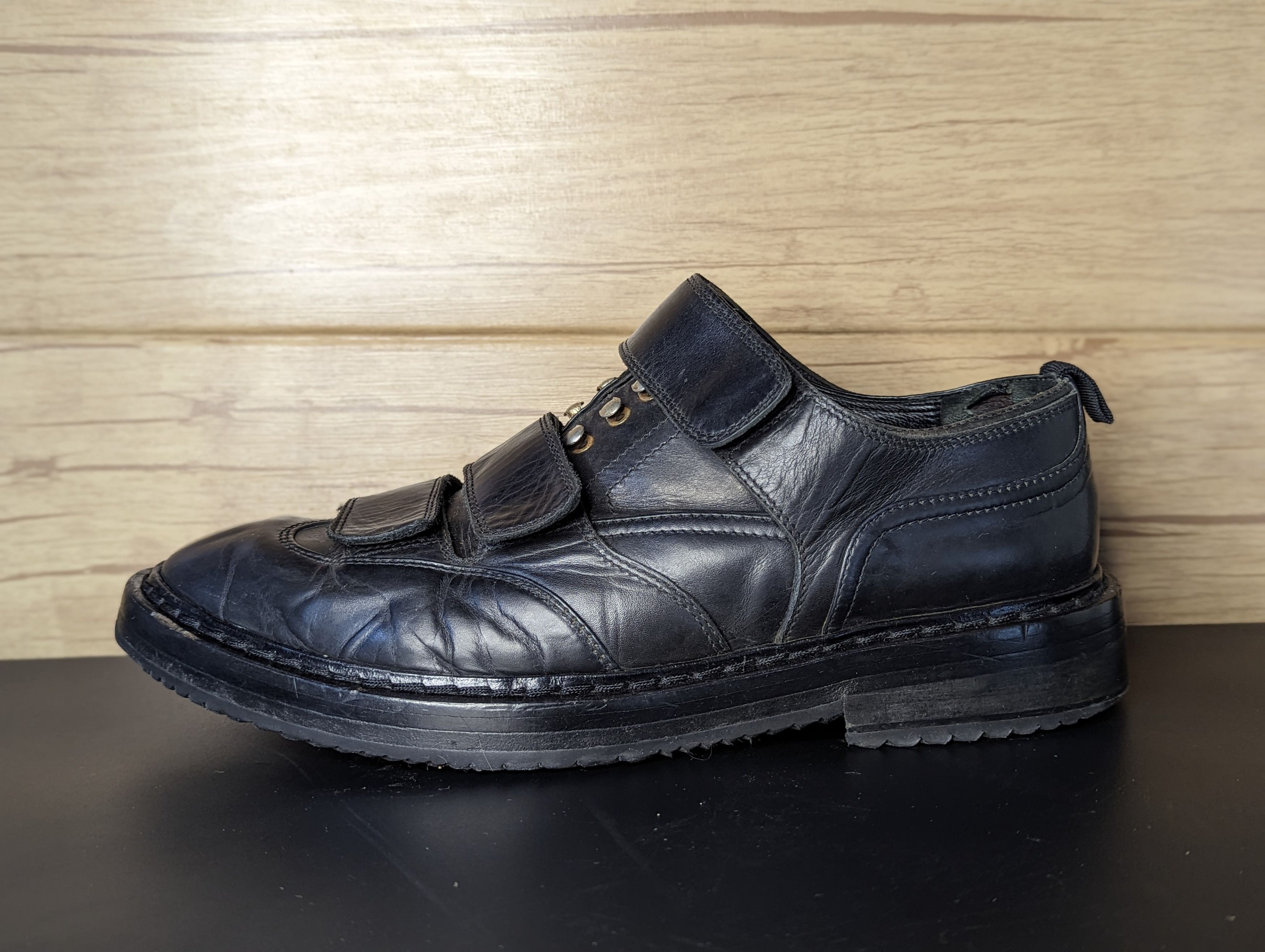 Kris Van Assche Kris Van Assche Three-Strap Derby Leather Shoes Size US 9 / EU 42 - 7 Thumbnail