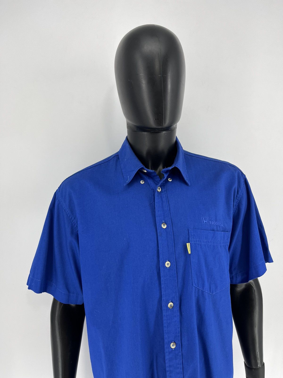 Honda × Japanese Brand Vintage Y2K Honda Button Up Shirt Big Logo Size US L / EU 52-54 / 3 - 4 Thumbnail