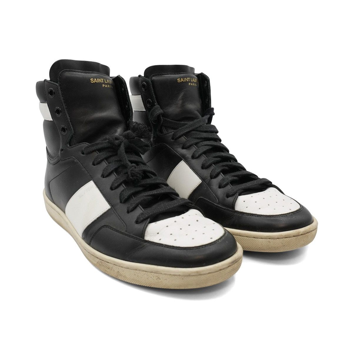 Saint Laurent Paris Saint Laurent 'SL10H' Hi Court Sneakers Size US 7 / EU 40 - 3 Thumbnail