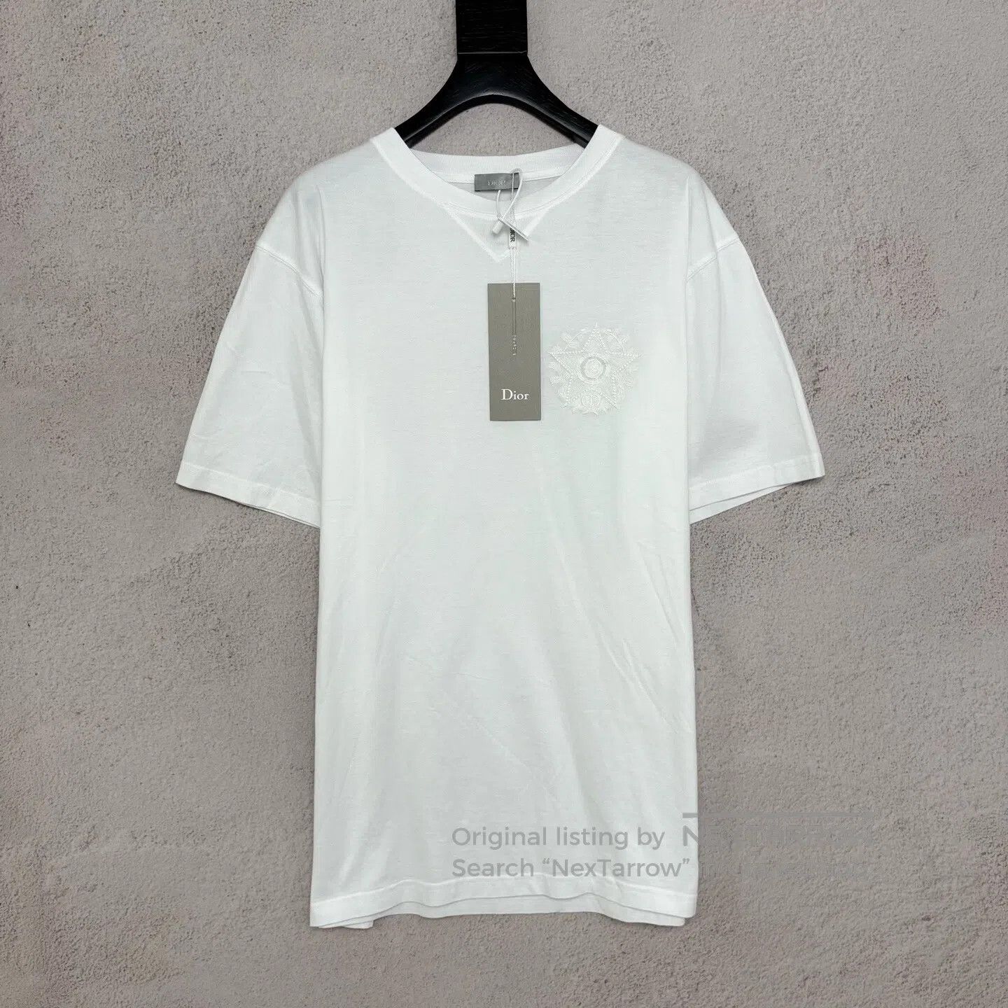 Dior Dior FW22 Solid Color Logo Printed Round Neck Short-Sleeve Size US L / EU 52-54 / 3 - 1 Thumbnail