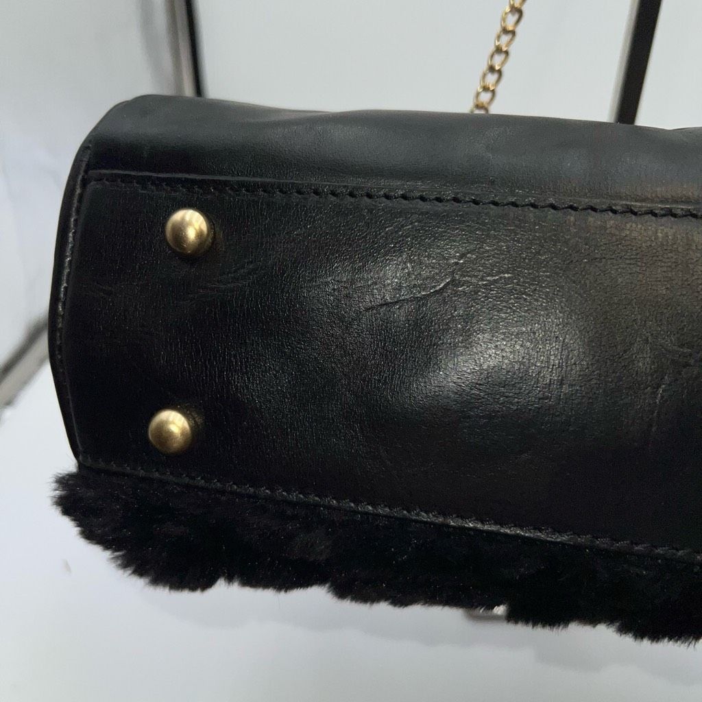 Other Patricia Nash Gisele Frame Bag in Black Quilted Faux Fur and Size ONE SIZE - 4 Thumbnail