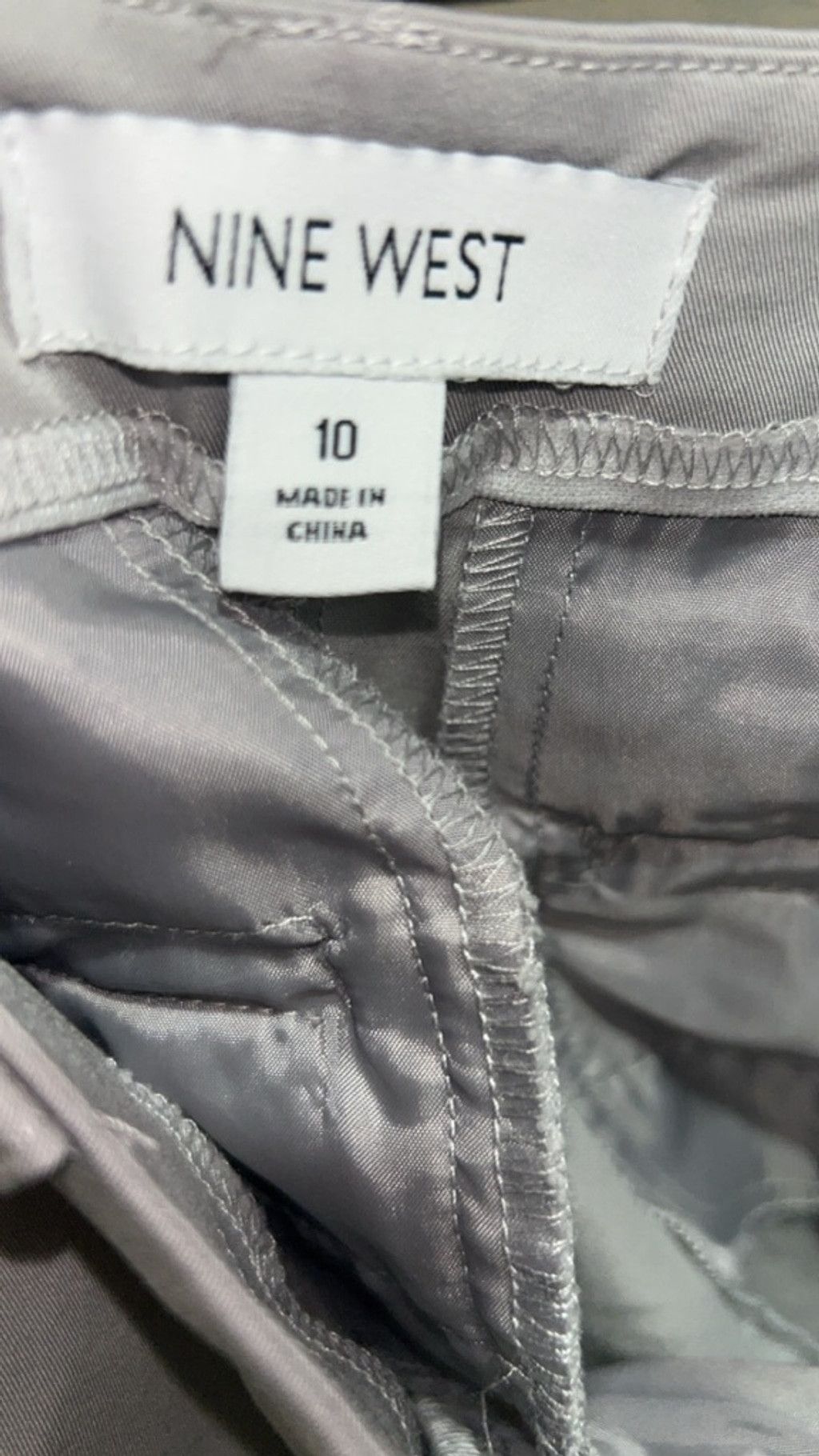 Nine West Women's Nine West Gray Ankle & Cropped Cargo Pants Size 10 Size 32" / US 10 / IT 46 - 5 Thumbnail