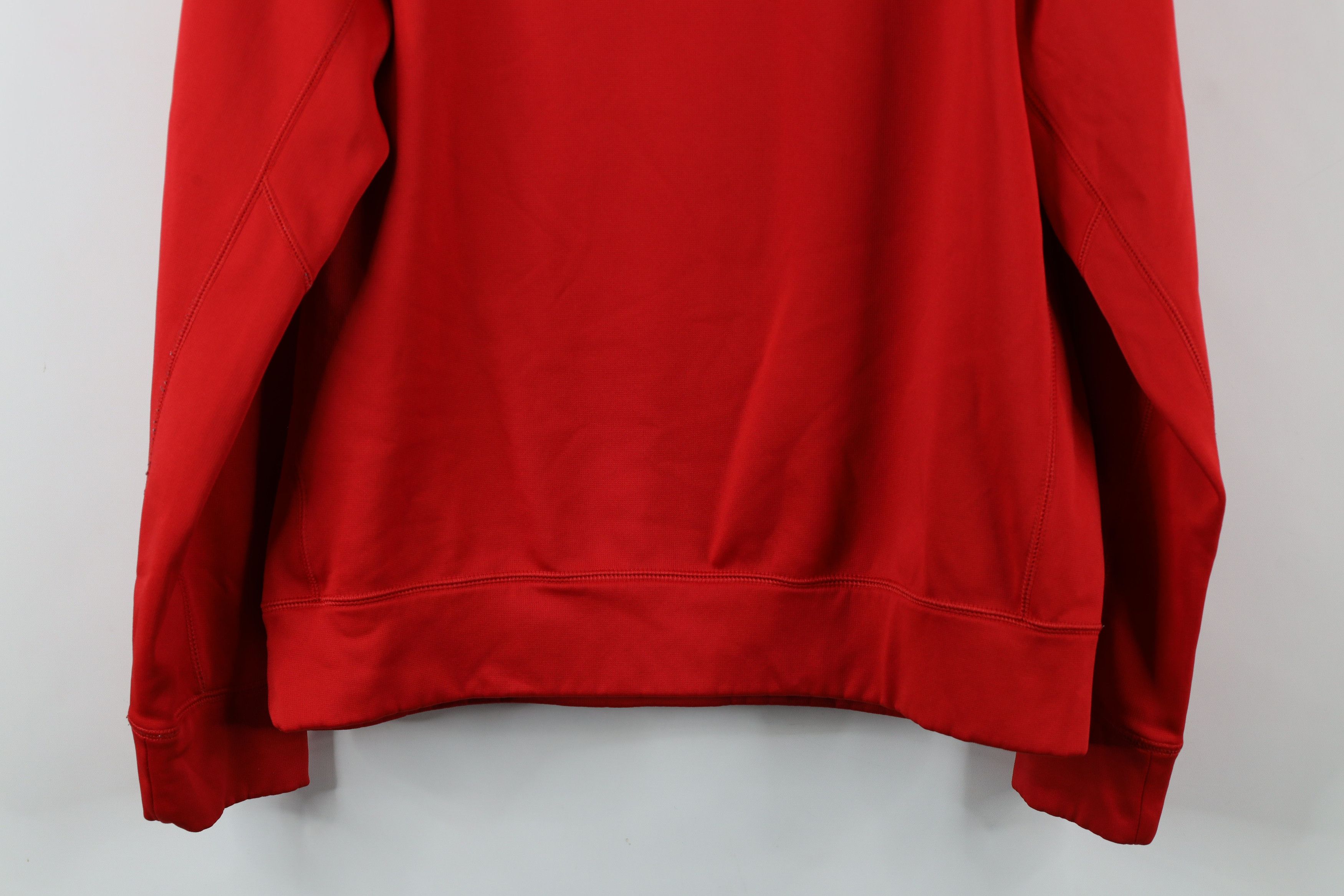 Nike × Vintage Nike Therma Fit Out Ohio State University Sweatshirt Red Size US M / EU 48-50 / 2 - 14 Thumbnail