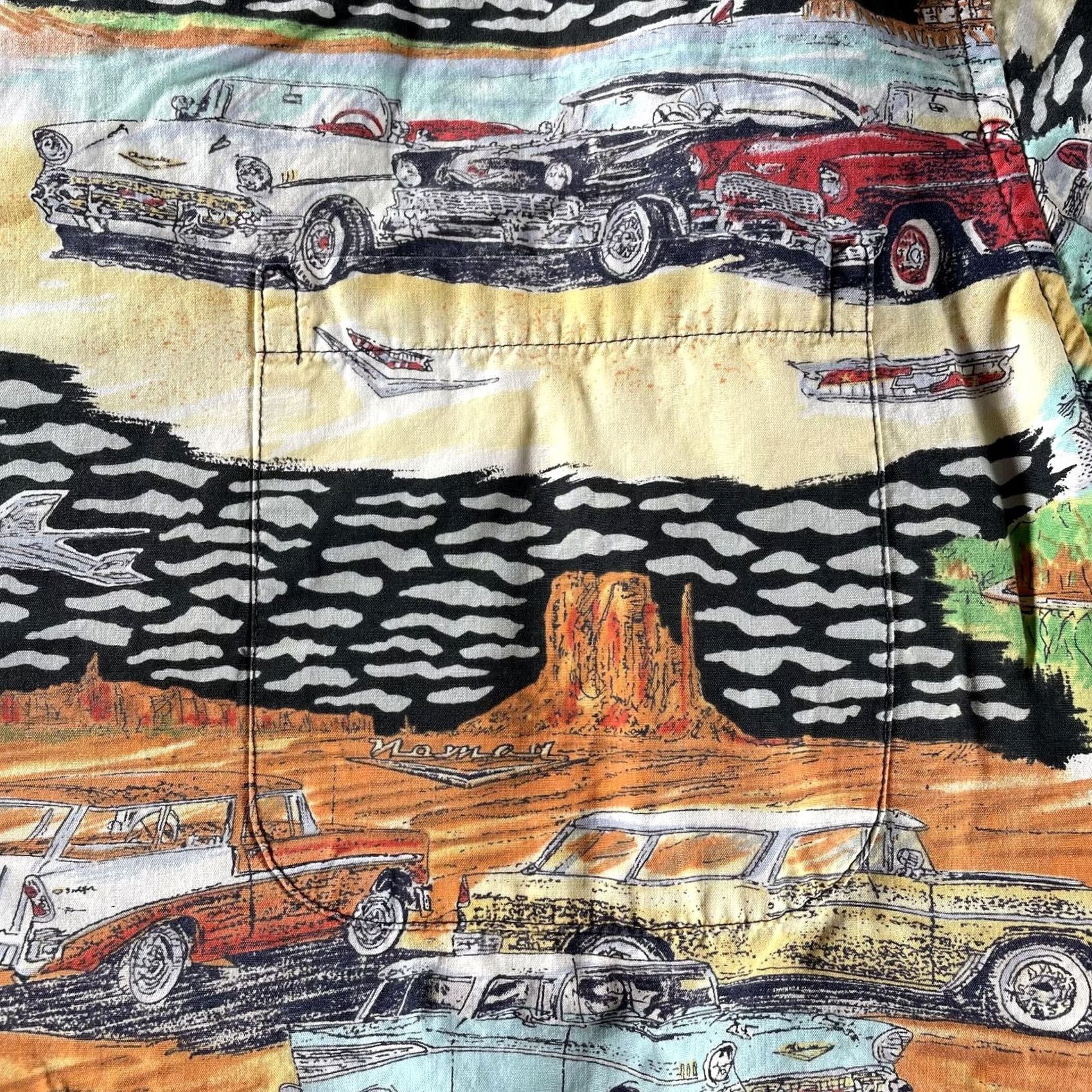 Reyn Spooner Reyn Spooner Shirt Mens Large Multicolor Classic Car Hawaiian Aloha Cotton Size US L / EU 52-54 / 3 - 3 Thumbnail