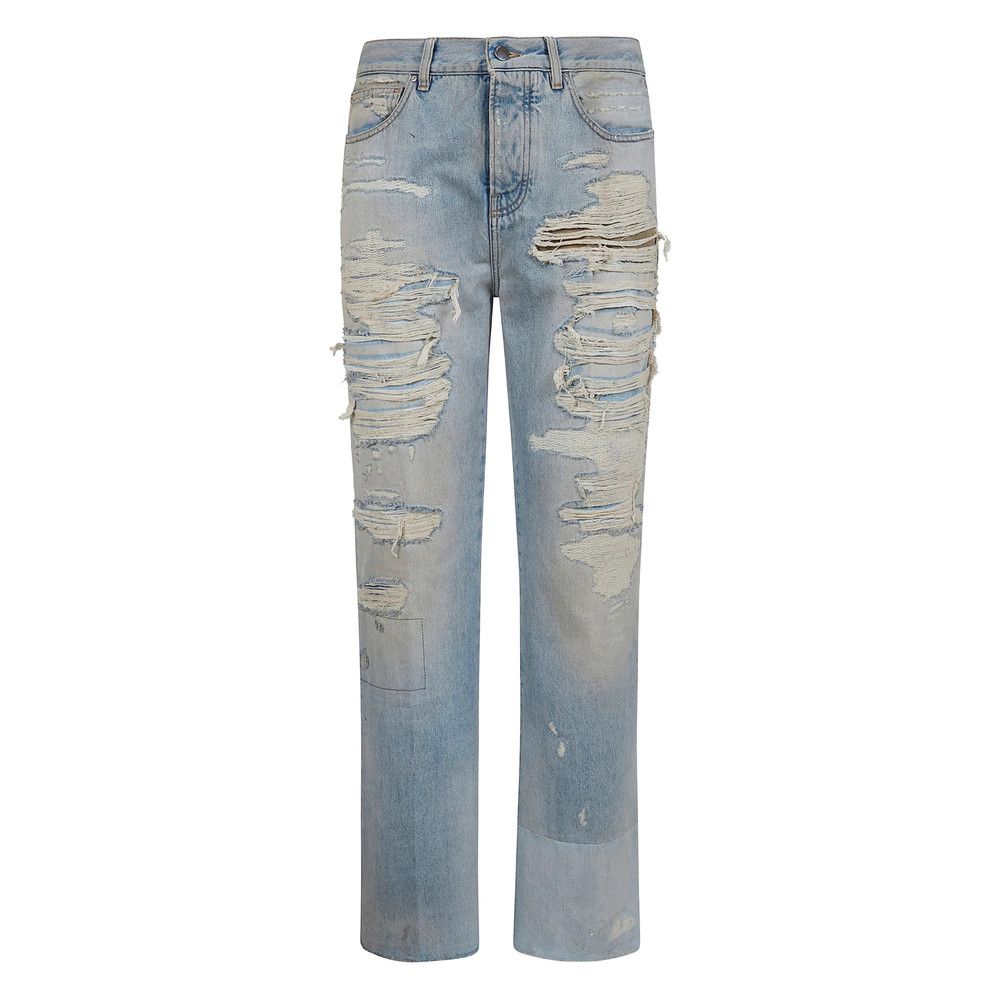 Amiri Amiri BLUE Denim - Regular & Straight-Leg Jeans Size US 33 - 1 Thumbnail