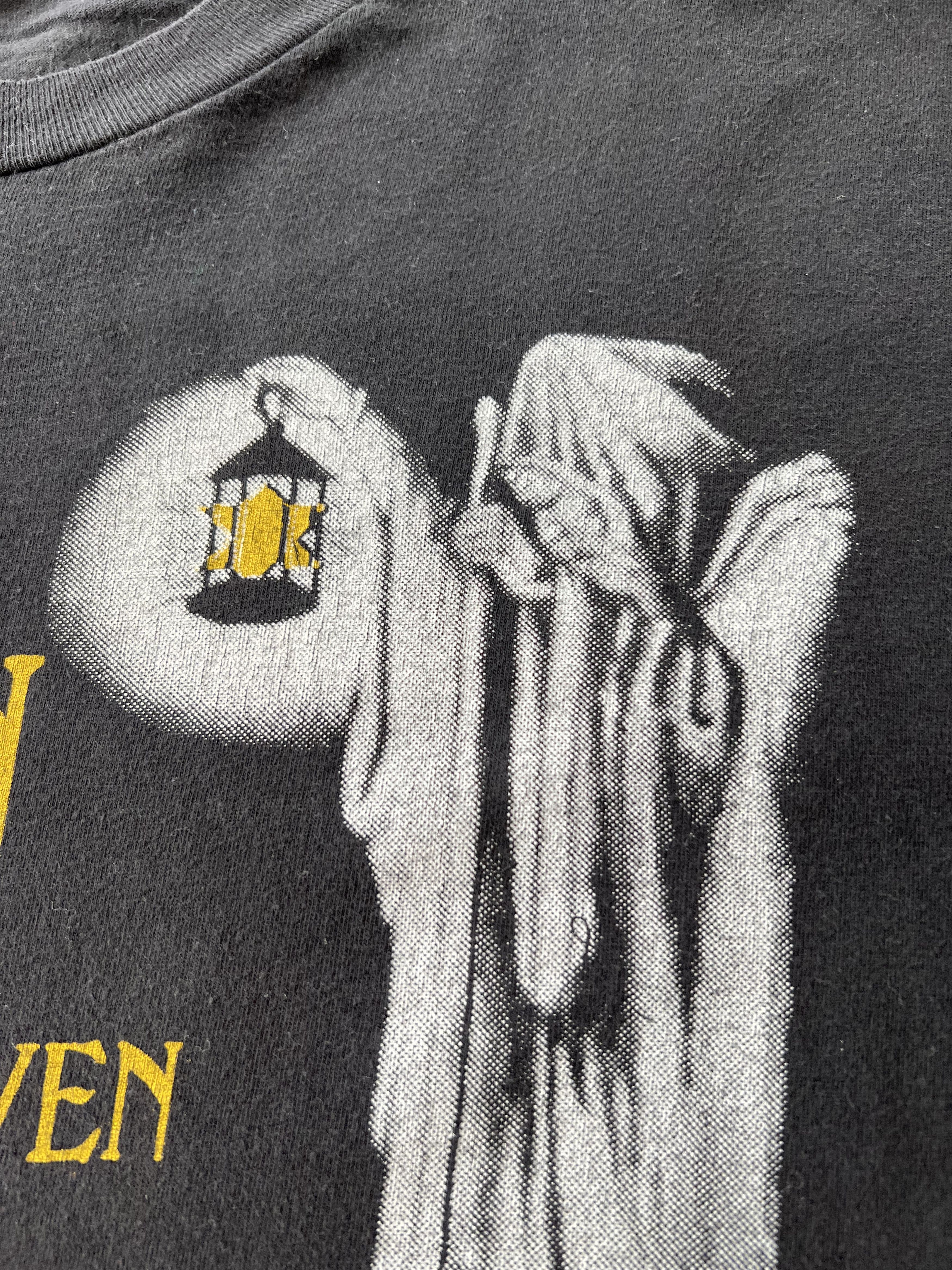 Band Tees Vintage 90s Led Zeppelin Stairway to Heaven Black T-shirt Size US XL / EU 56 / 4 - 5 Thumbnail