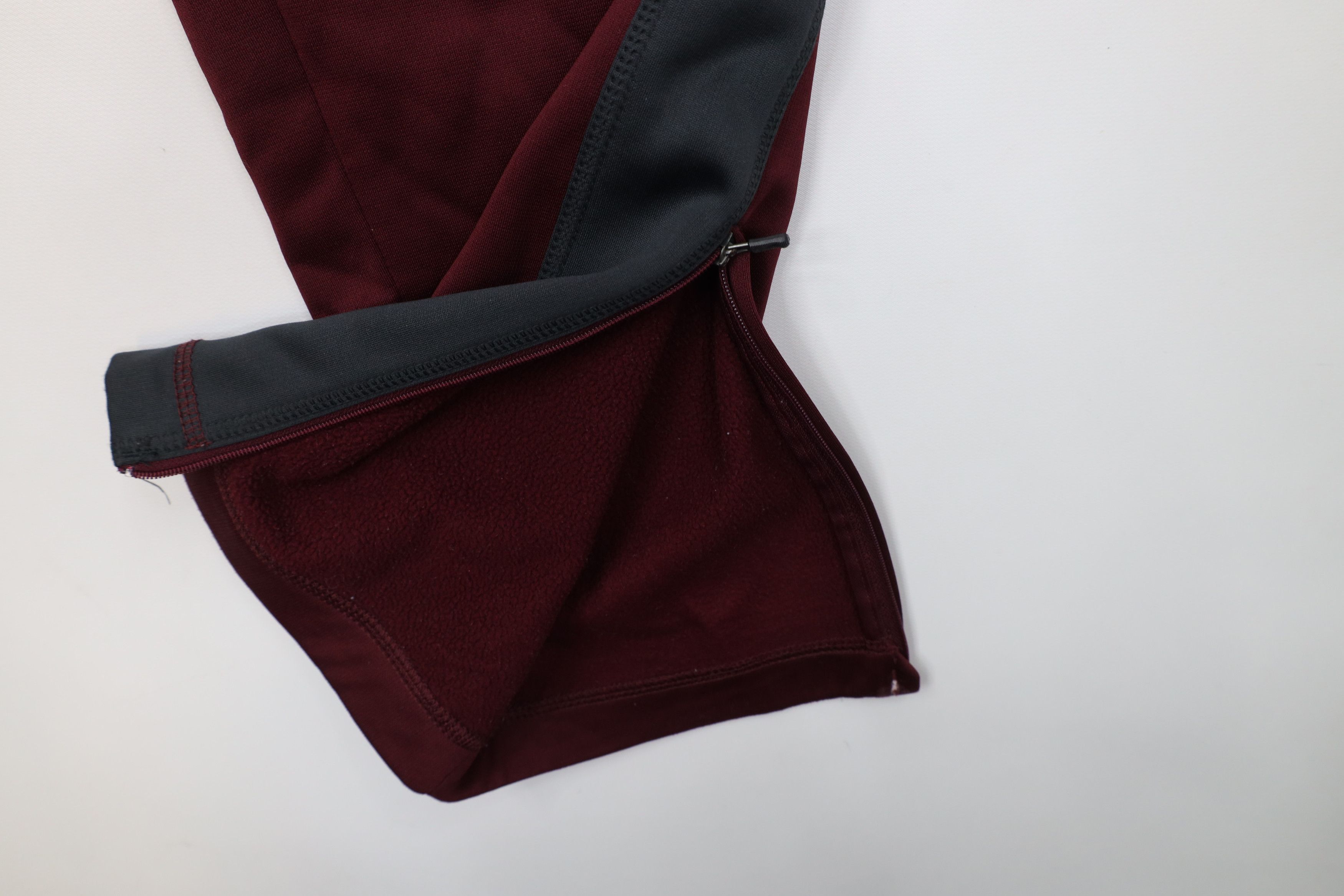 Nike Vintage Y2K Nike Therma Fit Block Wide Leg Sweatpants Maroon Size US 34 / EU 50 - 5 Thumbnail
