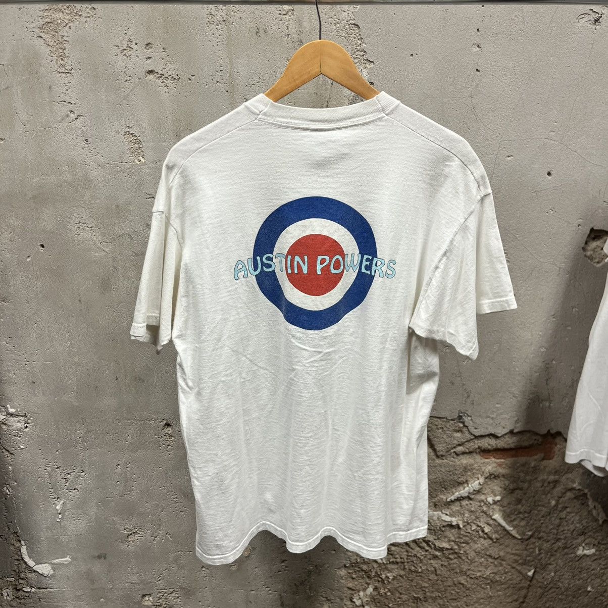Fruit Of The Loom Vintage 1998 Austin Powers Promo Union Jack British Flag Tee Size US XL / EU 56 / 4 - 4 Thumbnail