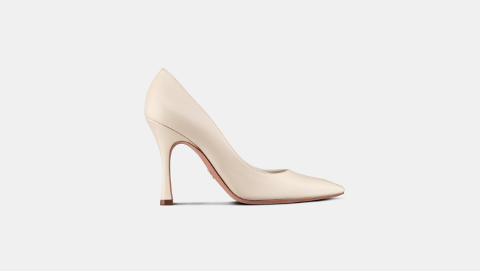 o1bcso1str0524 Heeled Pump in White