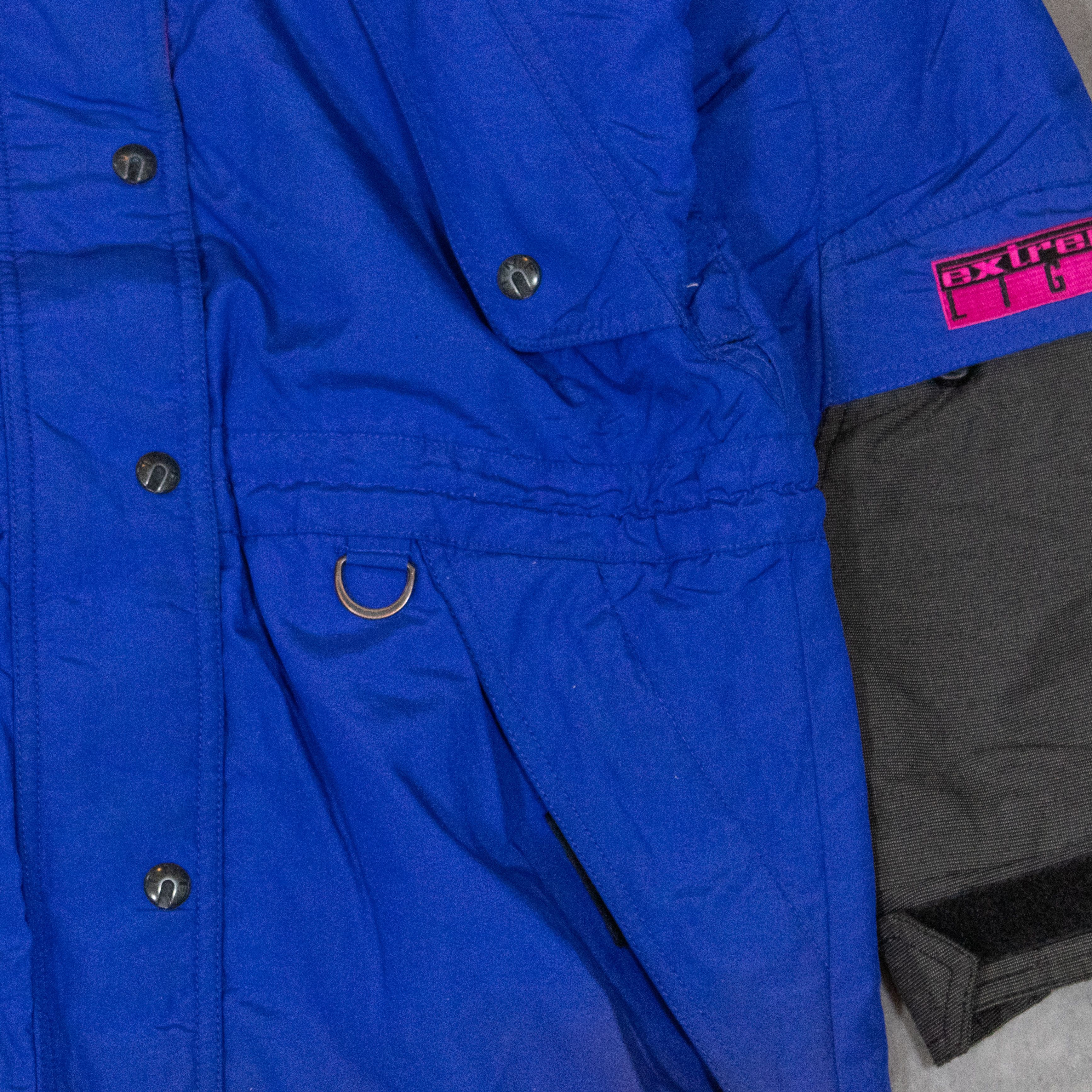 The North Face Vintage 1990's The North Face Extreme Light Blue Jacket Size US S / EU 44-46 / 1 - 8 Thumbnail