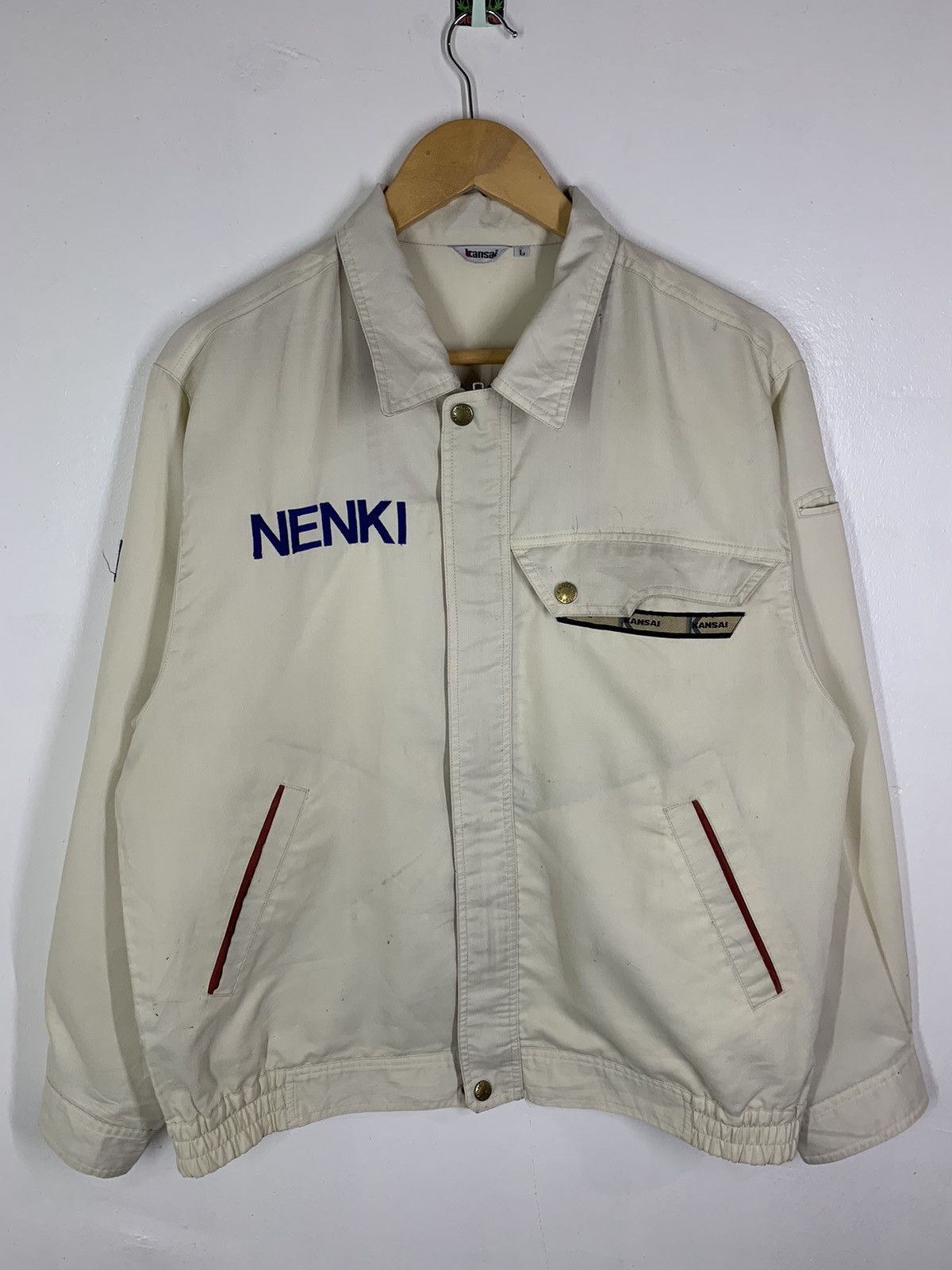 Japanese Brand × Vintage Vintage Kansai Workwear Jacket Size US L / EU 52-54 / 3 - 1 Thumbnail