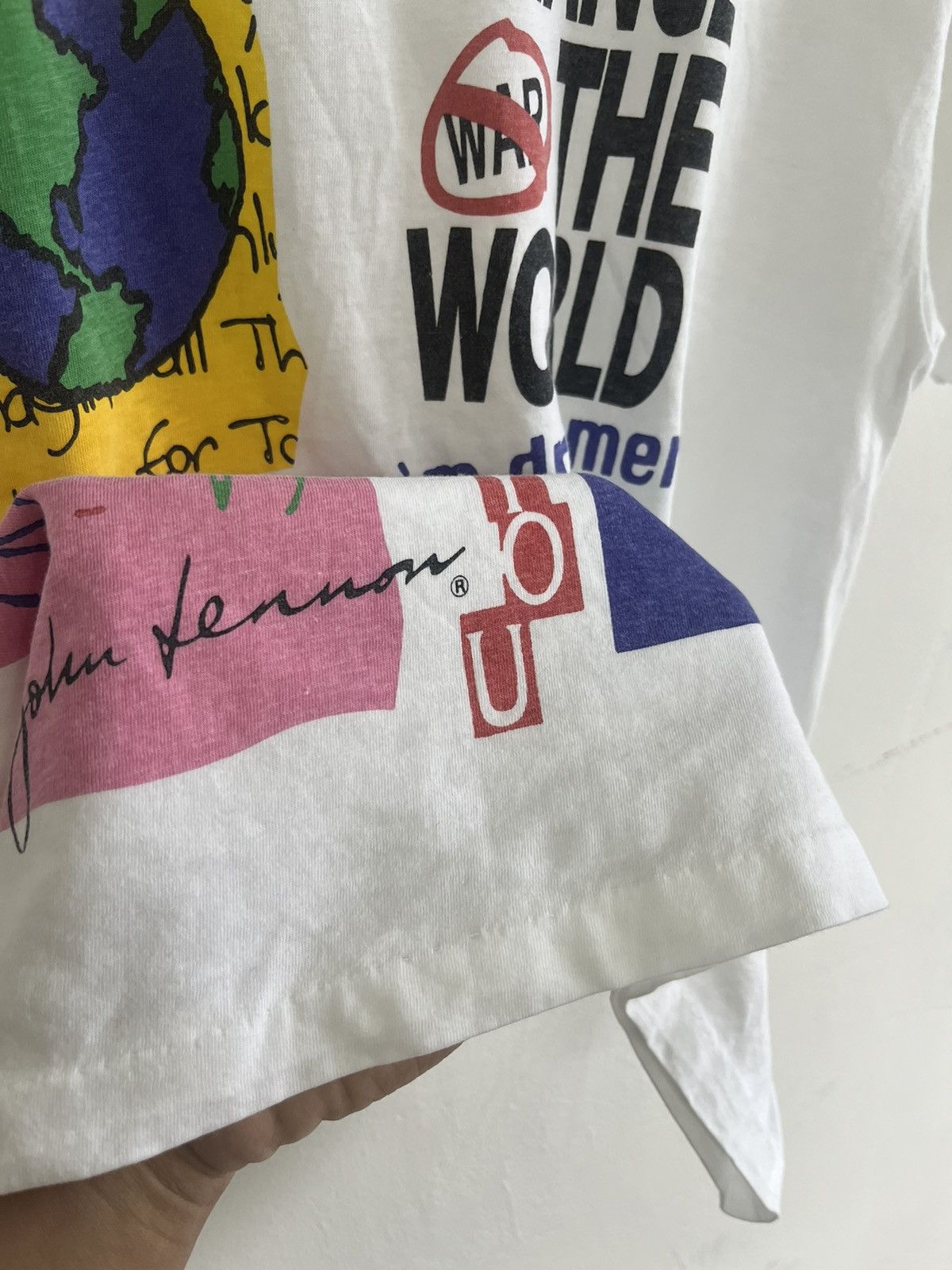 Band Tees × Vintage Vintage John Lennon The Beatles ‘Imagine’ Tshirt Size US S / EU 44-46 / 1 - 4 Thumbnail