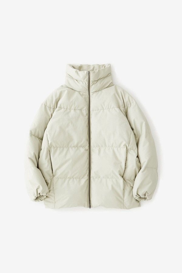 Studio Nicholson Studio Nicholson Oject Eco-down jacket in stone Size US S / EU 44-46 / 1 - 1 Thumbnail