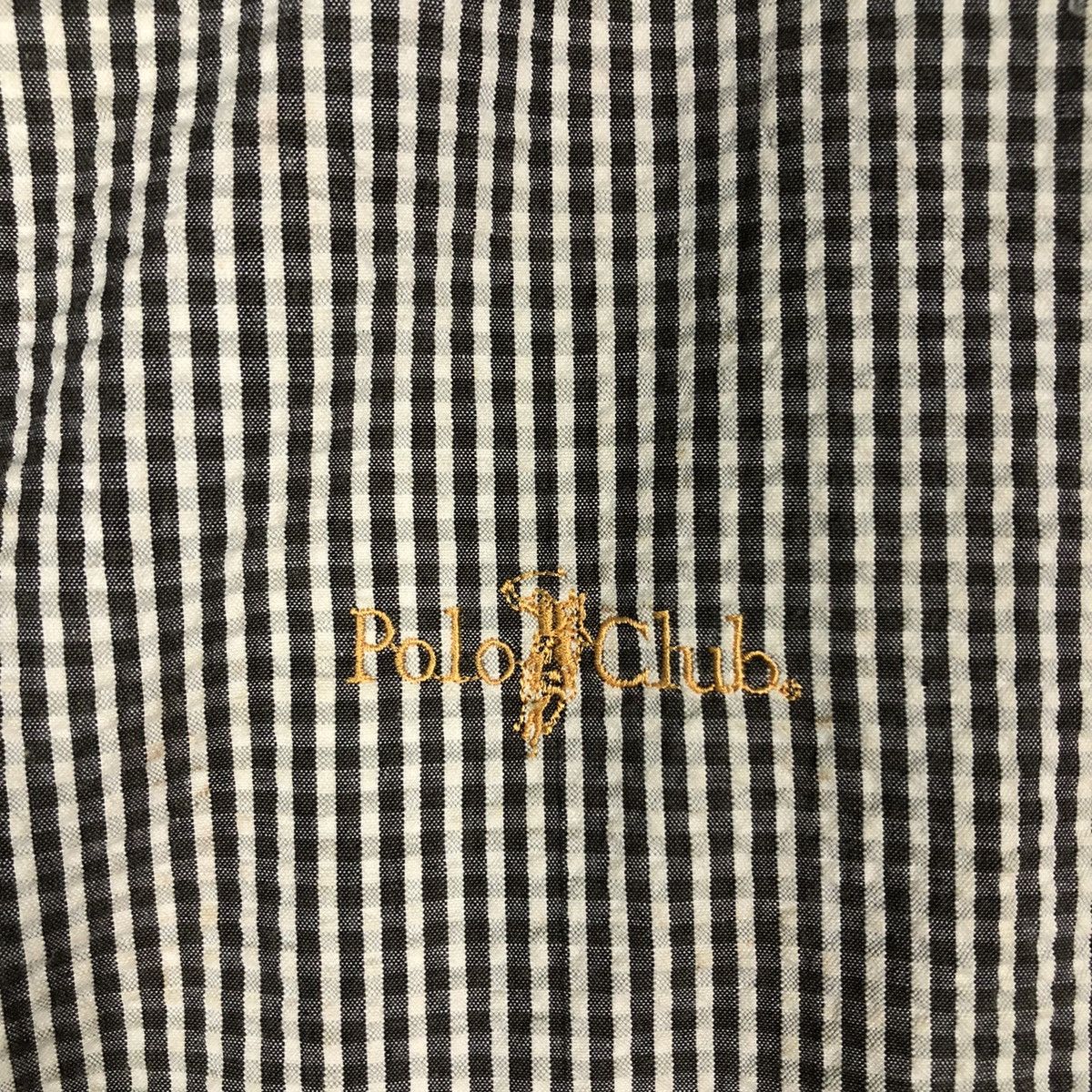 Japanese Brand 🔥Vintage Short Sleeve Bomber Jacket Polo Club Tartan Design Size US S / EU 44-46 / 1 - 18 Thumbnail