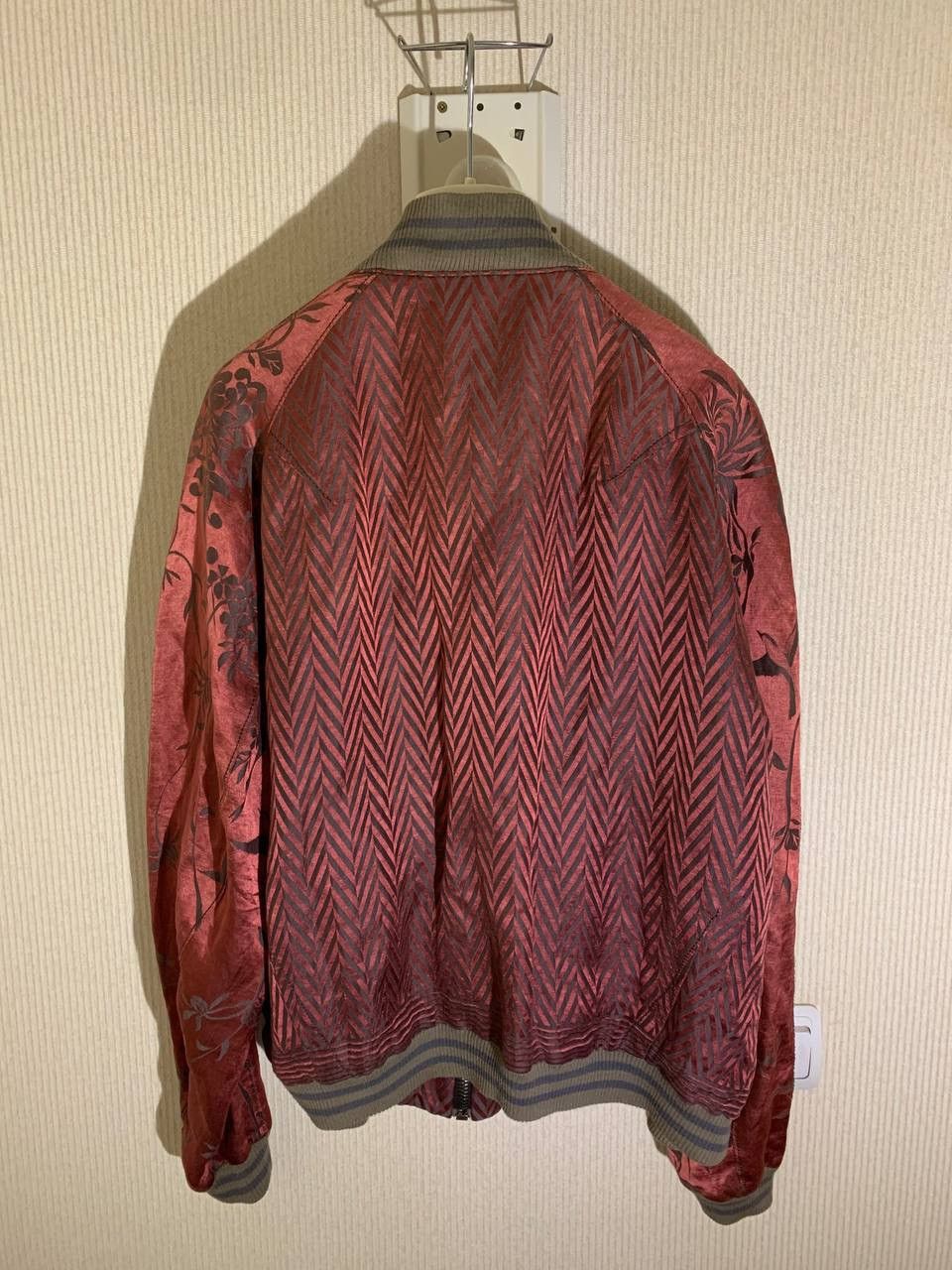 Haider Ackermann Haider Ackermann SS15 Chevron Floral Silk Bomber OG Size US M / EU 48-50 / 2 - 8 Thumbnail