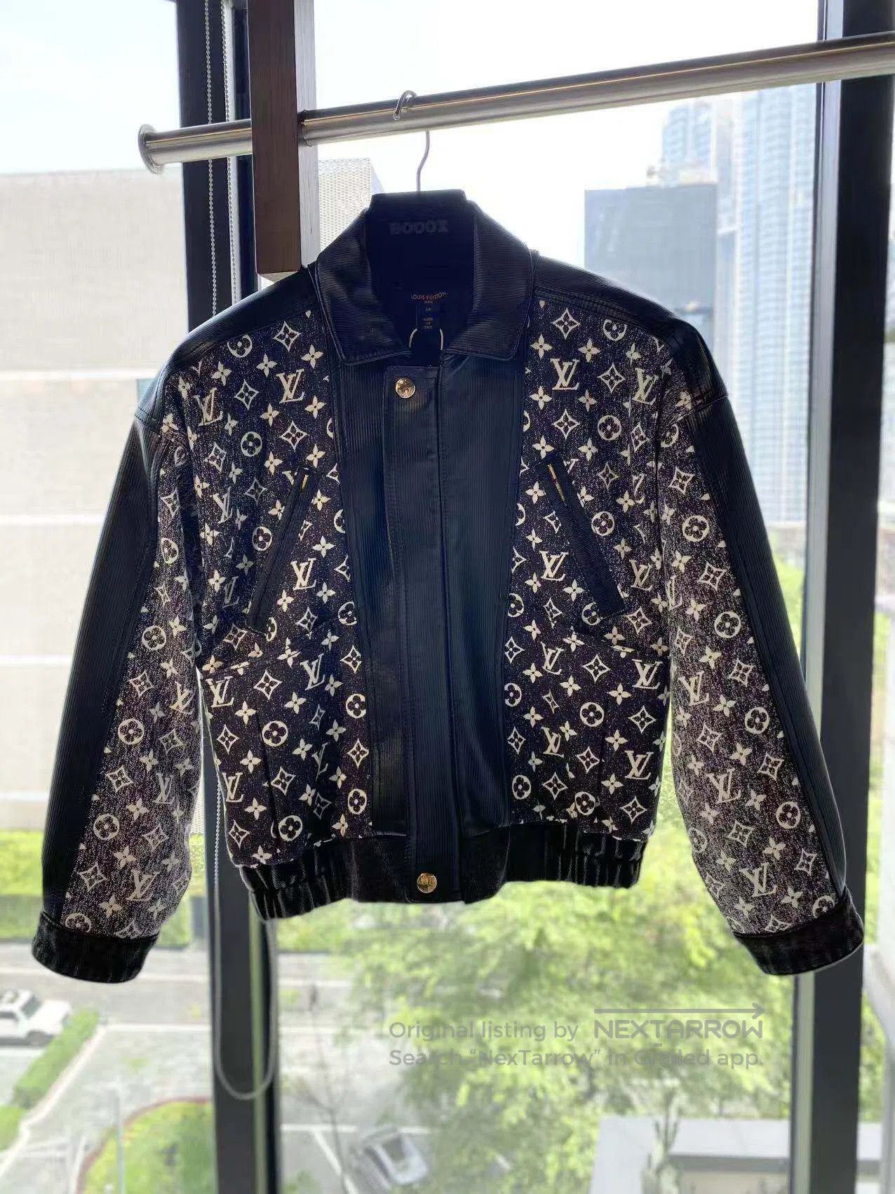 Louis Vuitton Louis Vuitton Vintage leather-mixed jacket| Size XXS / US 00 / IT 34 - 2 Thumbnail