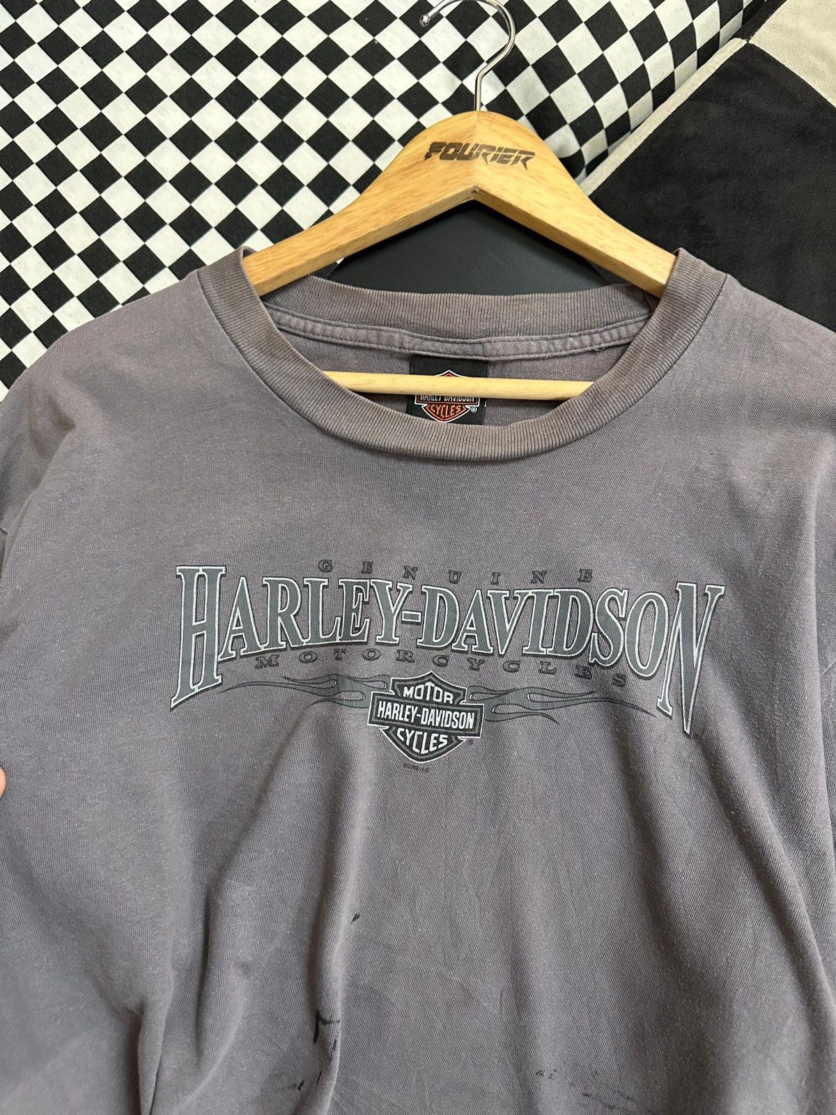 Harley Davidson × Vintage VINTAGE HARLEY DAVIDSON VISALLA LONG SLEEVE FLAME Size US XL / EU 56 / 4 - 3 Thumbnail