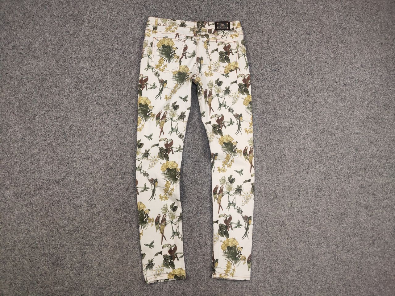 Etro Etro Milano Design Art Pattern bird Floral Slim Denim Jeans Size 30" / US 8 / IT 44 - 9 Thumbnail