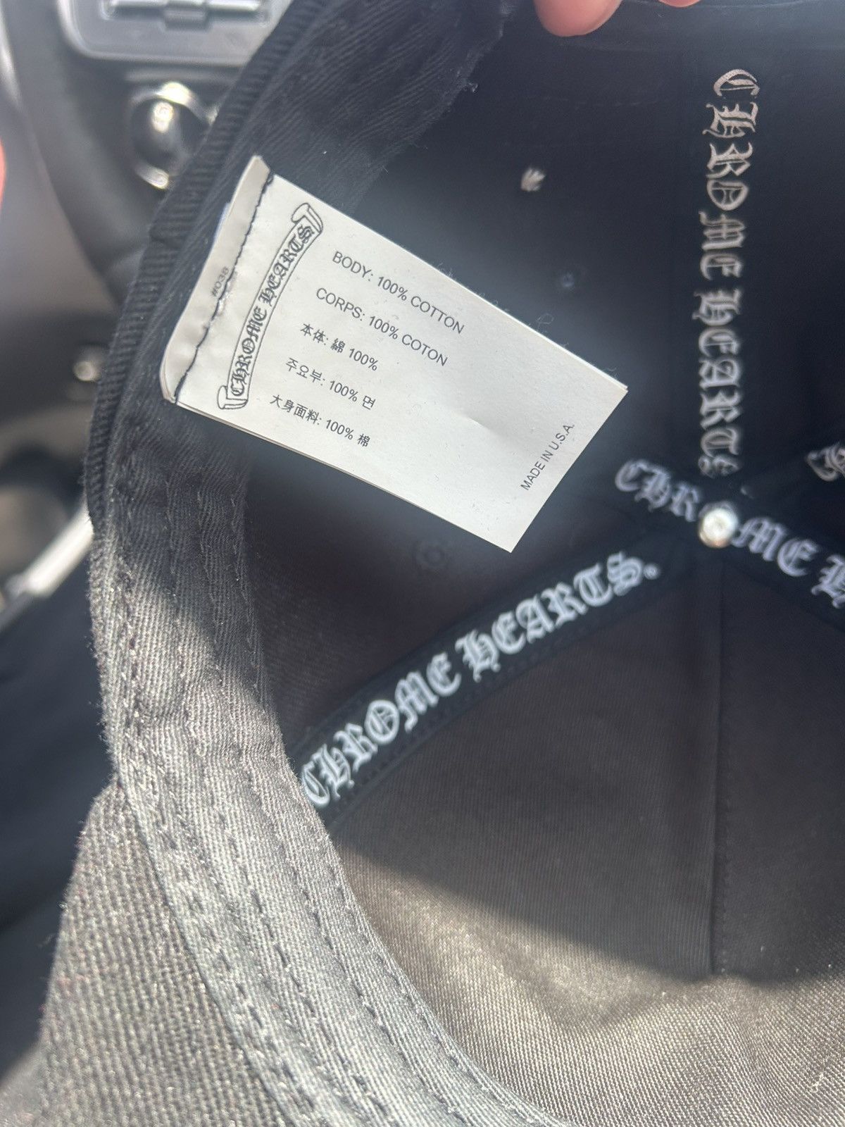 Chrome Hearts RS3 Baseball Hat Size ONE SIZE - 12 Thumbnail