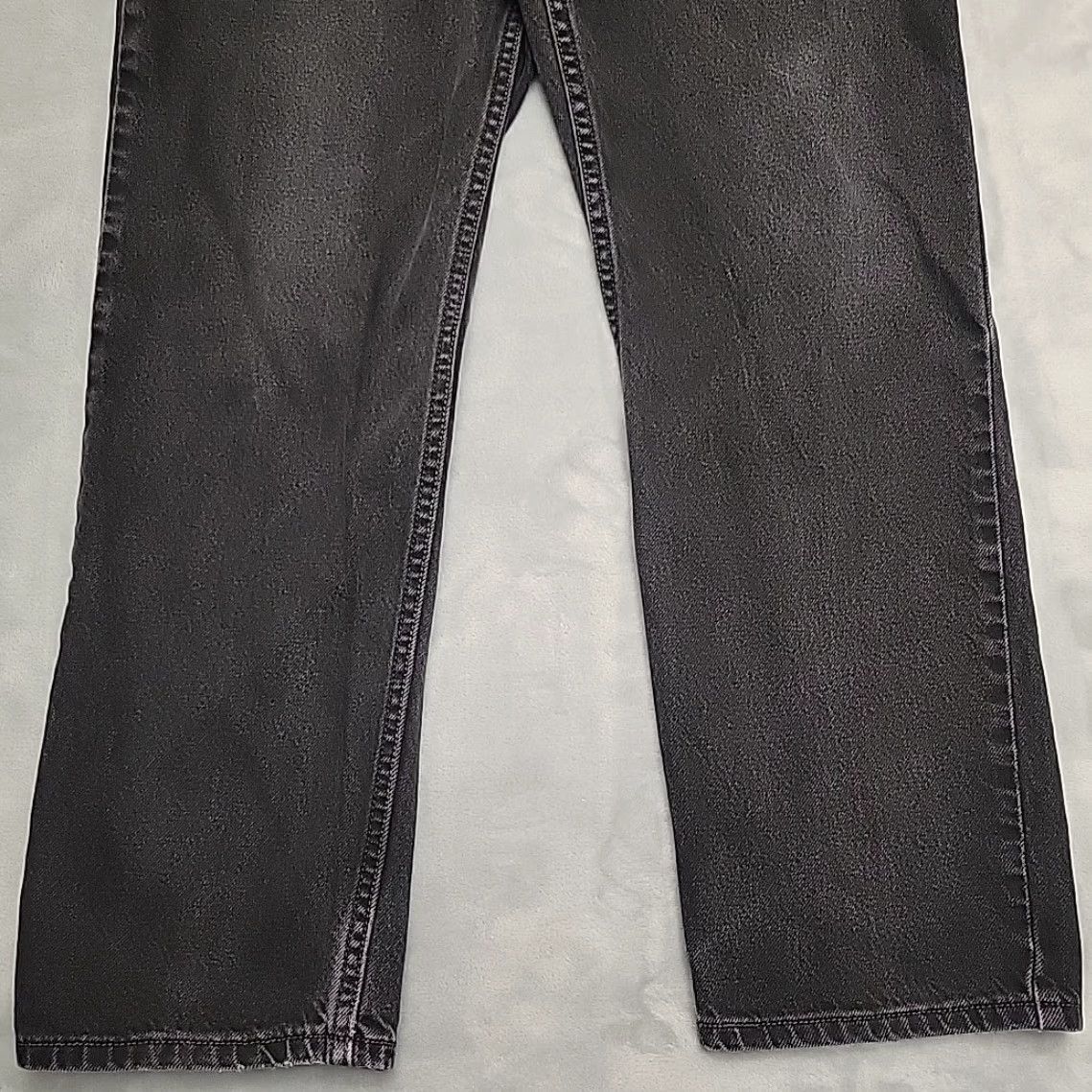 Denime Levis Jeans Mens 36x30 Black 505 Denim 100% Cotton Straight Leg Casual Pants VTG - Mens - Jeans - 36x30 - Black - 505 - Straight - Denim Size US 36 / EU 52 - 2 Thumbnail